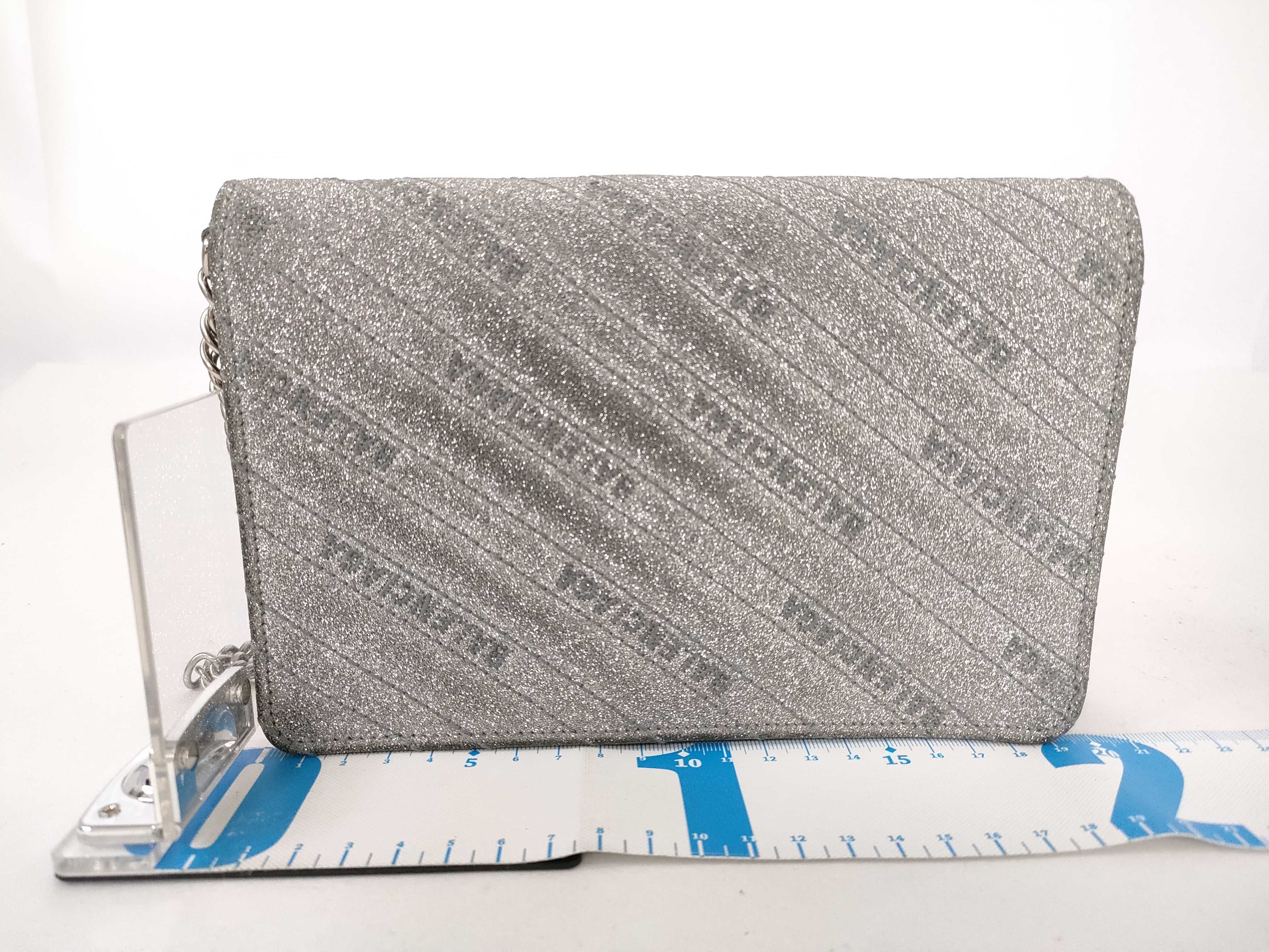 Chain Shoulder Bag, Silver Shoulder Bag — view 2