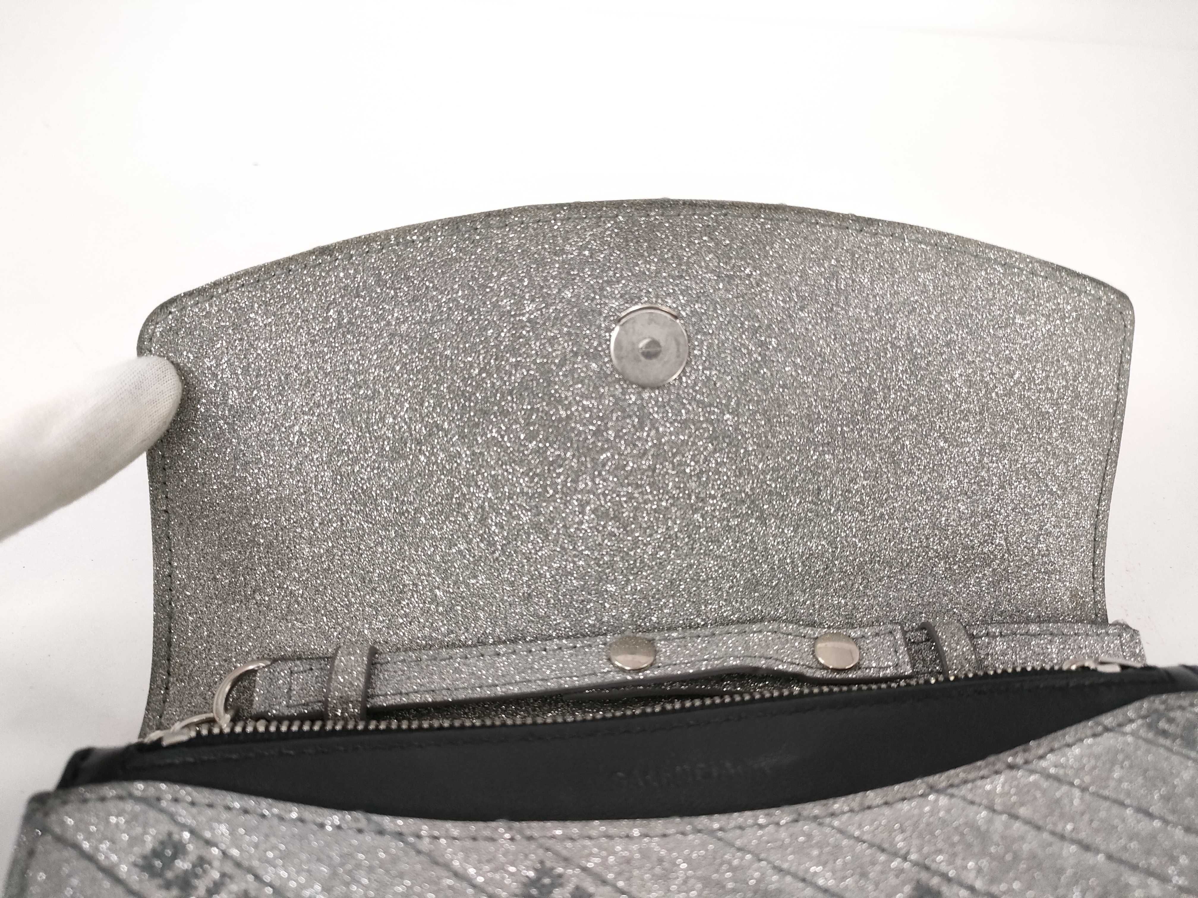Chain Shoulder Bag, Silver Shoulder Bag — view 8