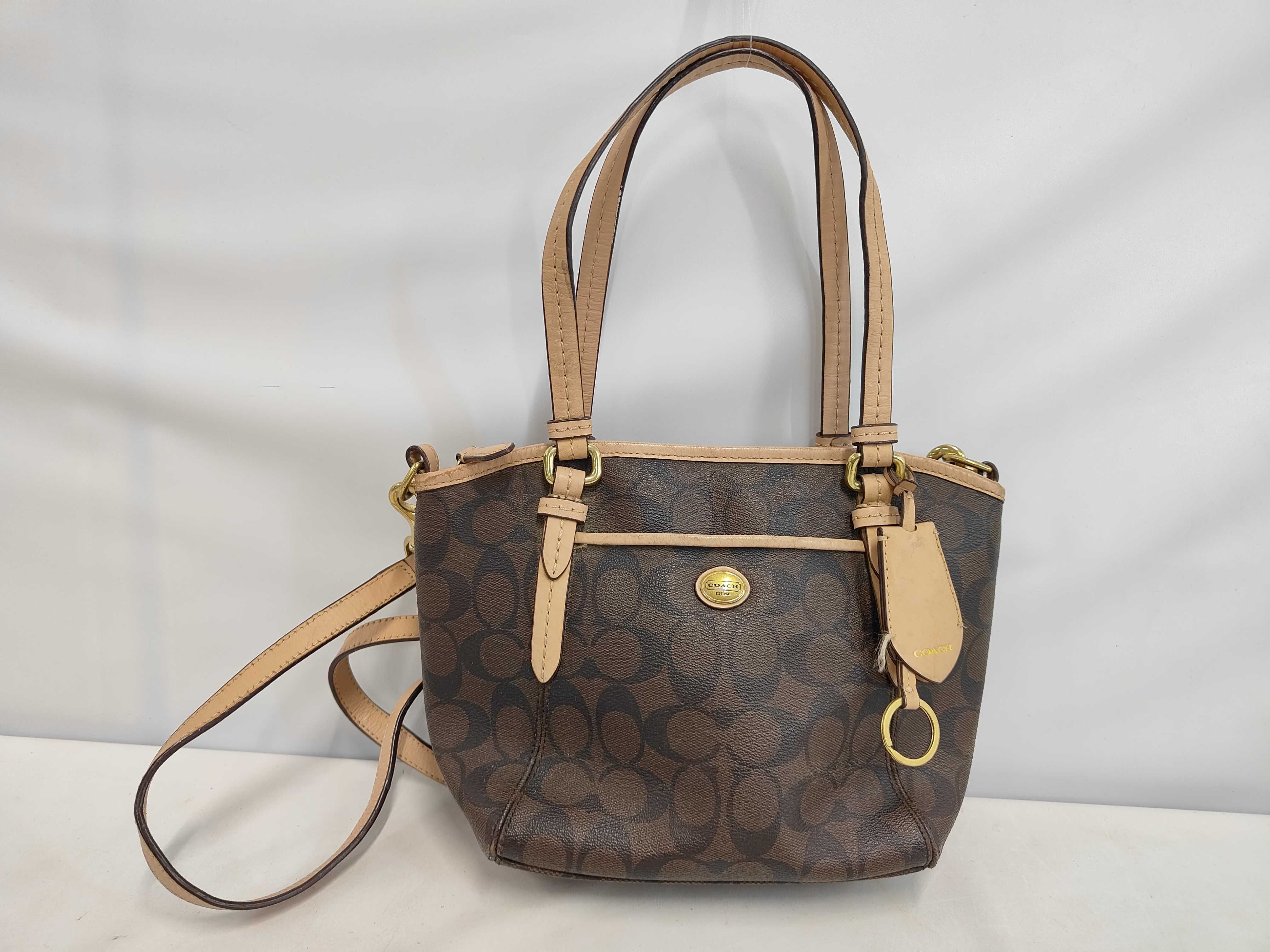 COACH / 2-way bag / PVC handbag