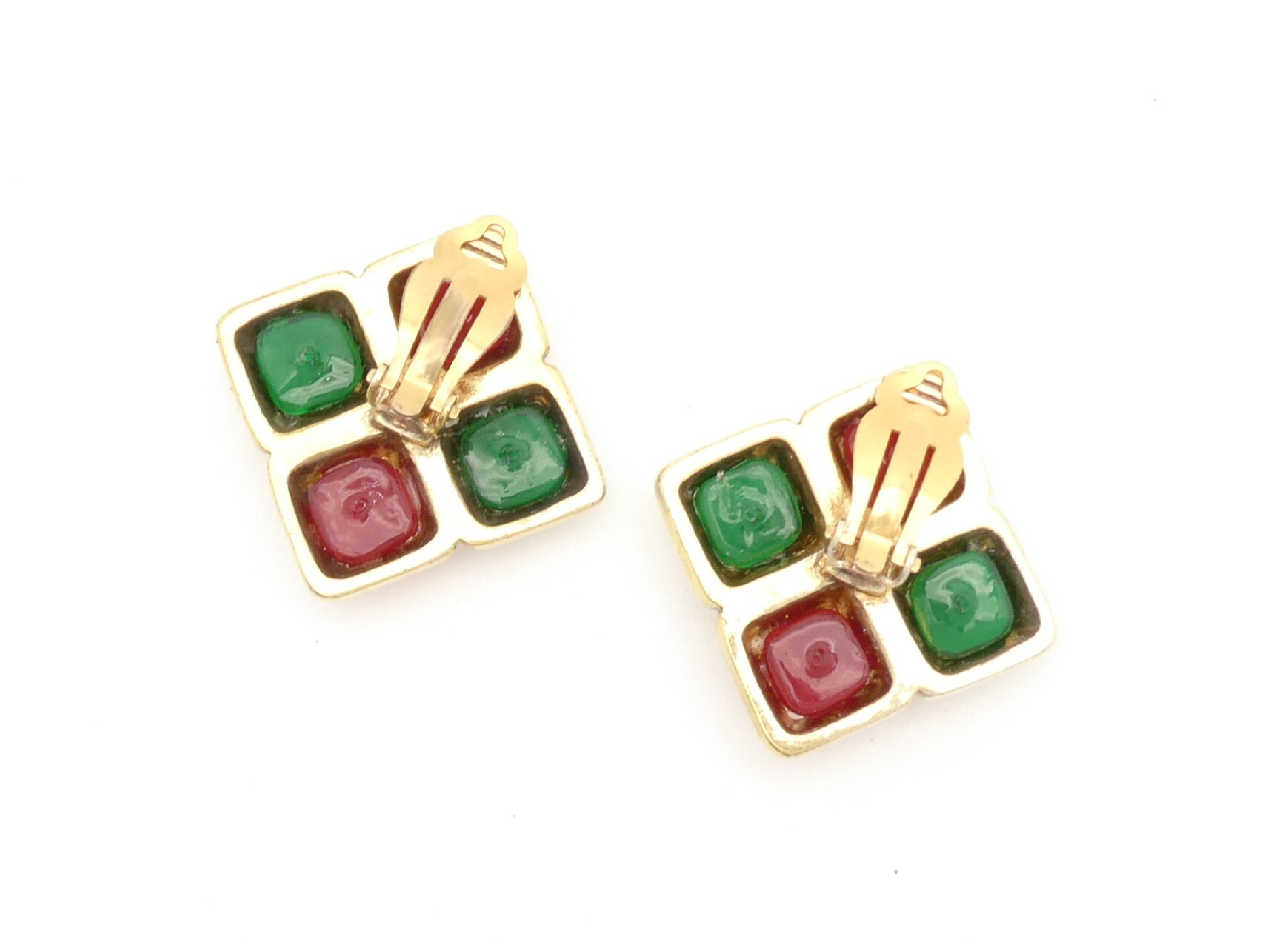 Coco Mark Gold Earrings — view 2