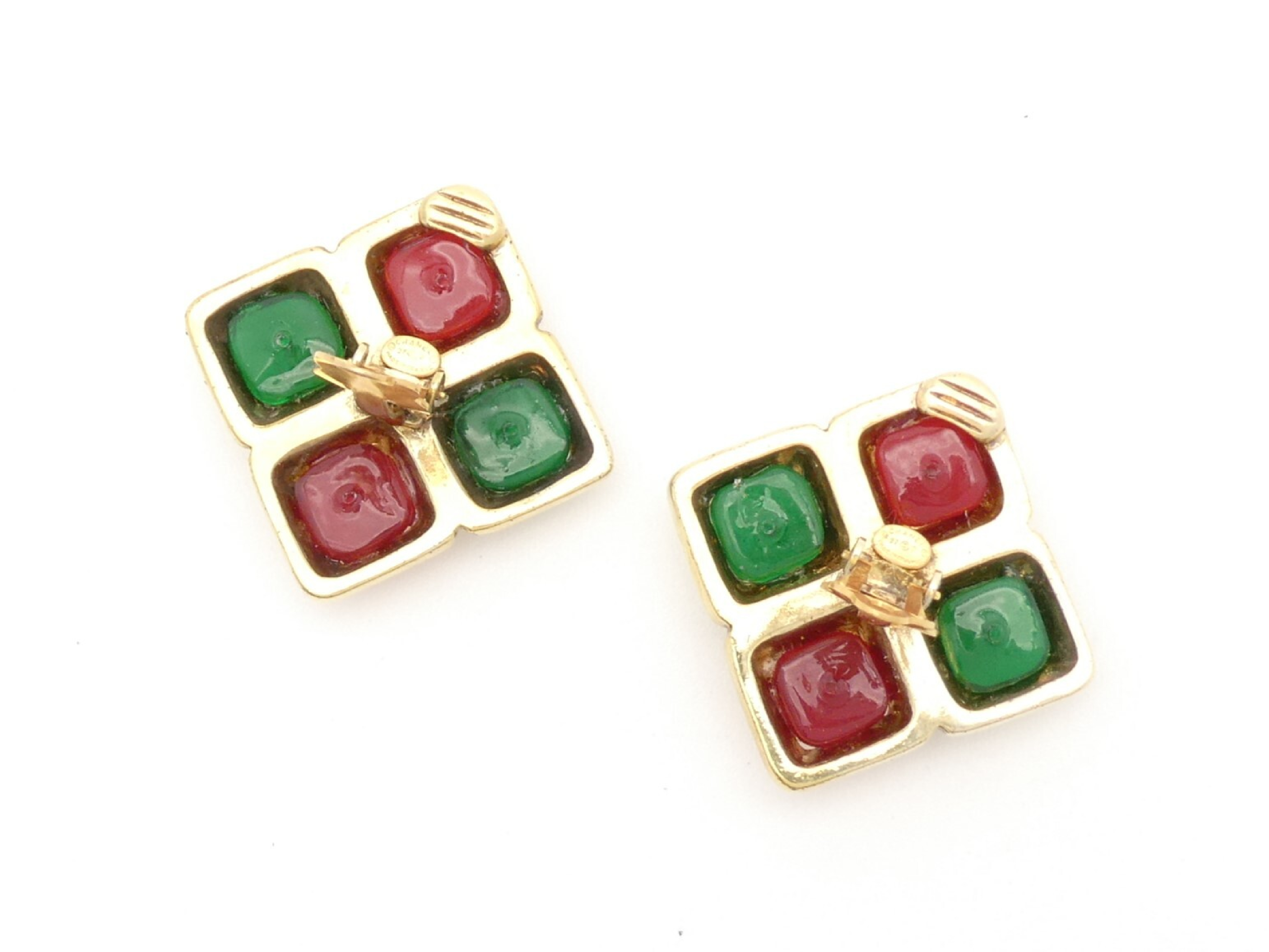 Coco Mark Gold Earrings — view 3