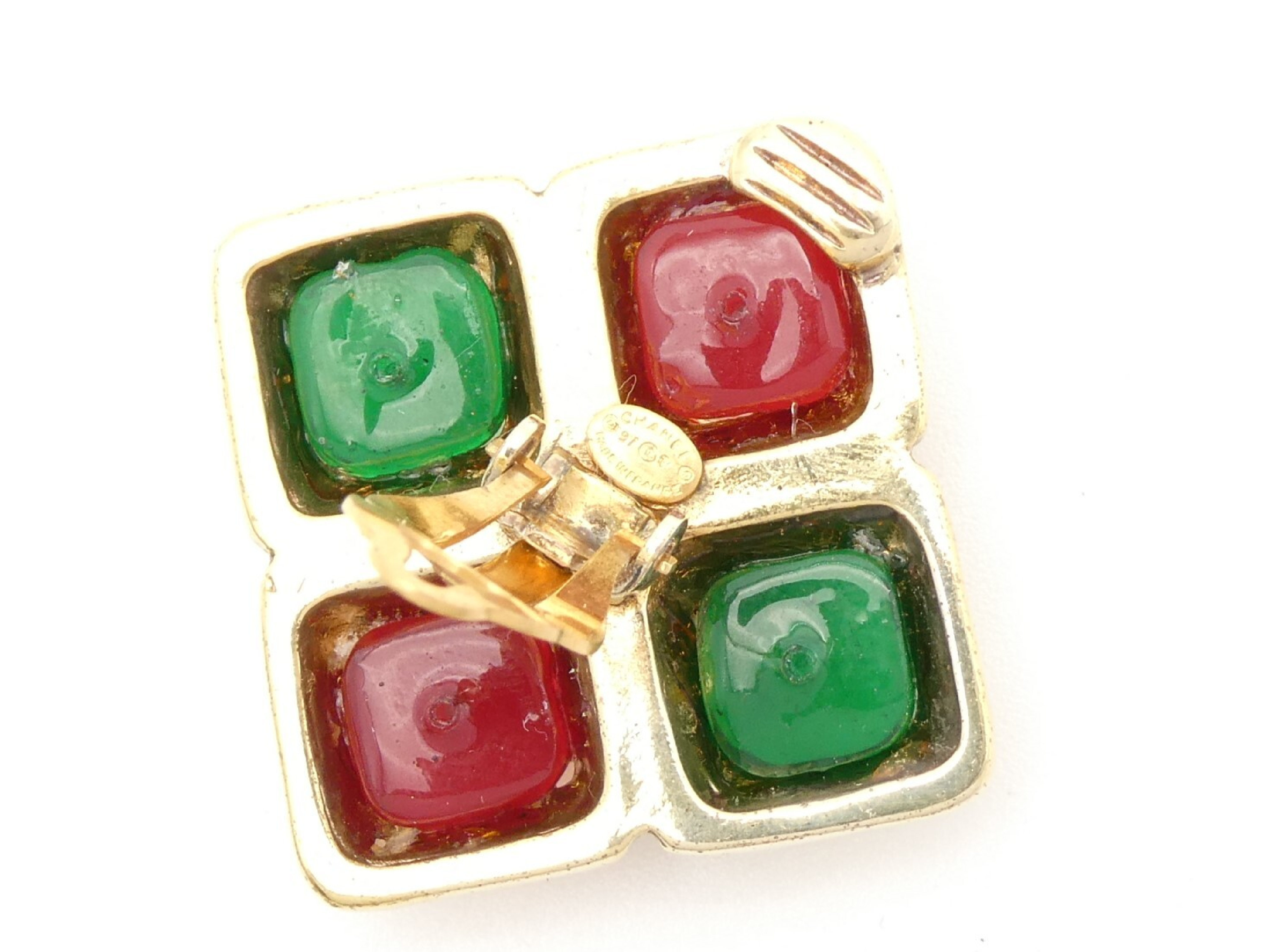 Coco Mark Gold Earrings — view 5