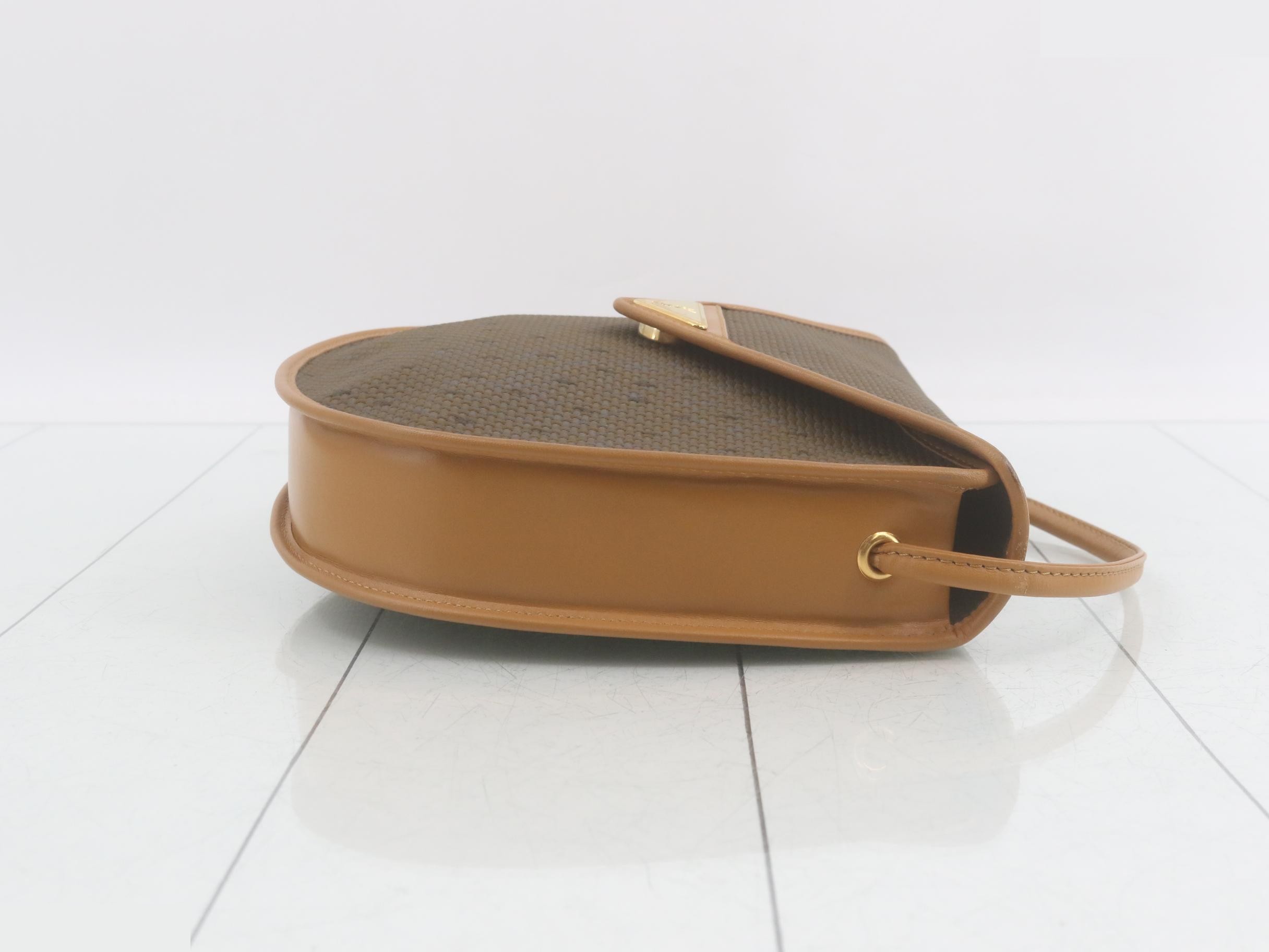 Shoulder bag, brown, PVC — view 3