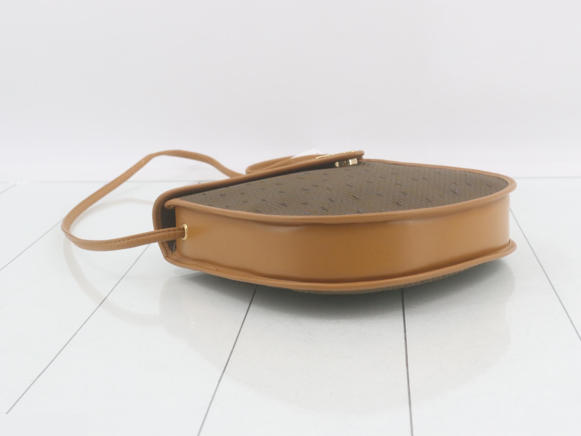 Shoulder bag, brown, PVC — view 5