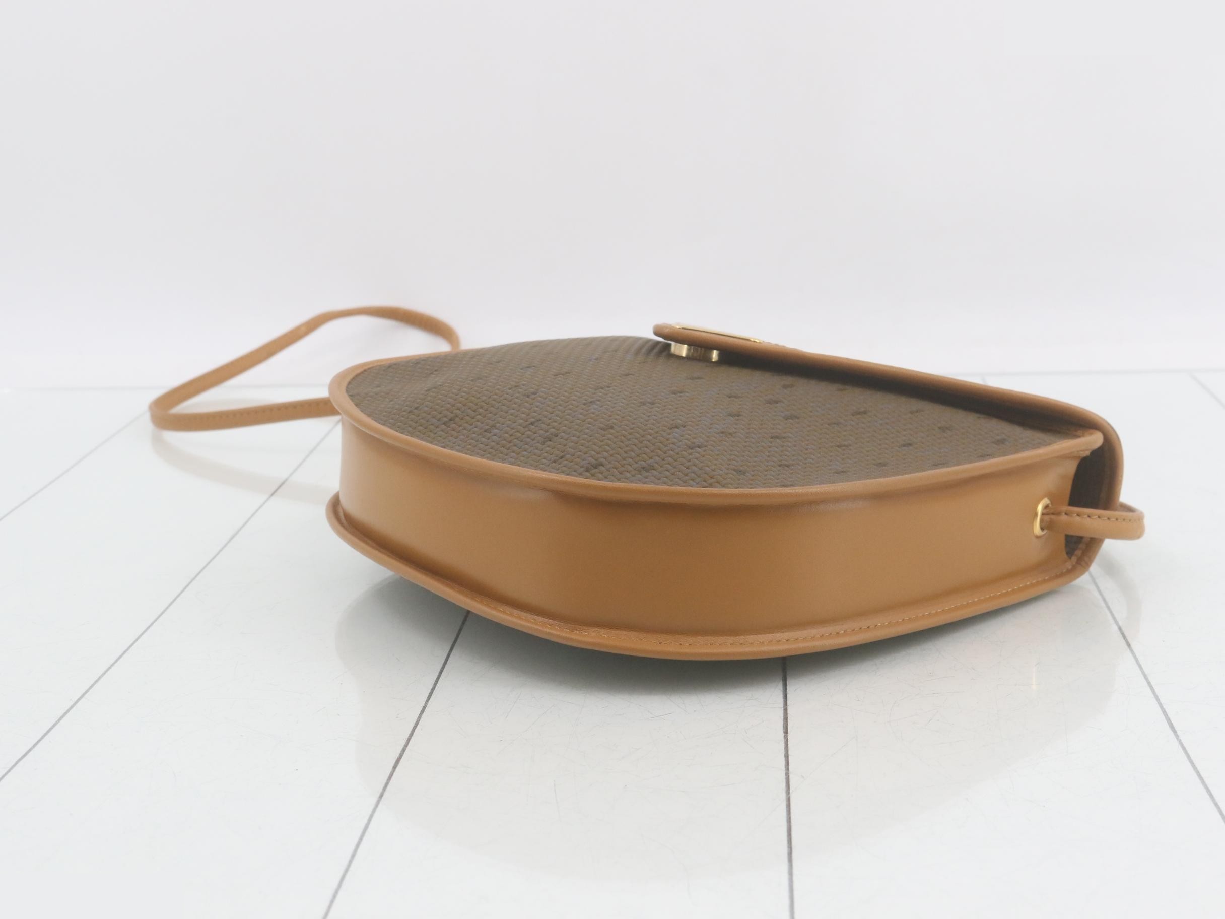 Shoulder bag, brown, PVC — view 6