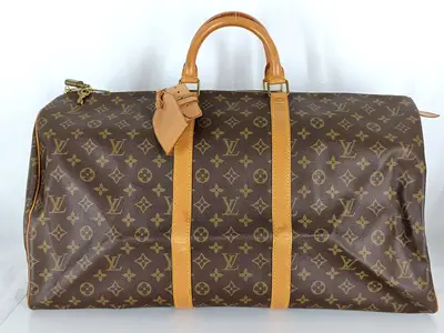 Monogram Keepall 55 M41424 MI993 Brown Boston Bag