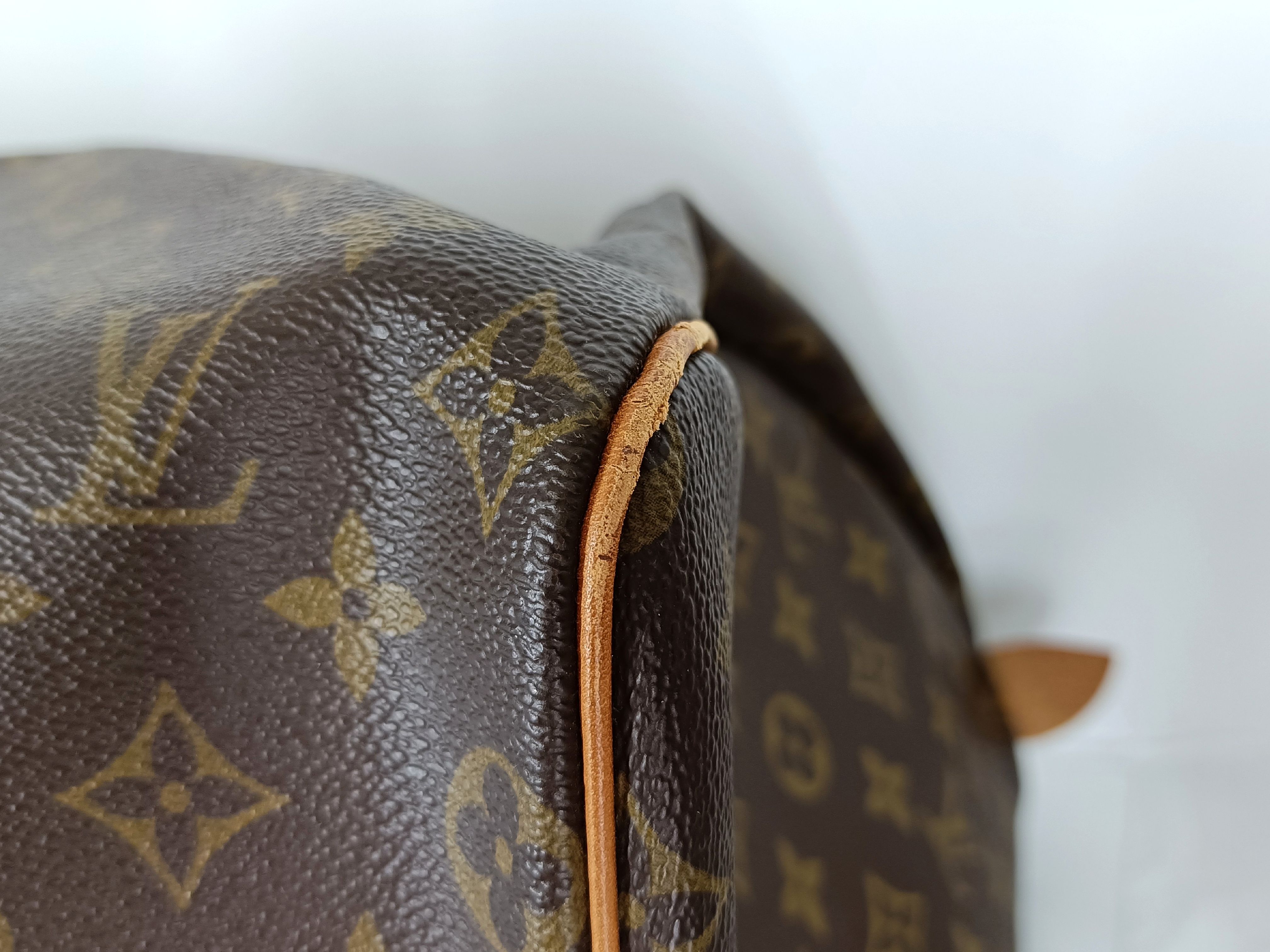 Monogram Keepall 55 M41424 MI993 Brown Boston Bag — view 6