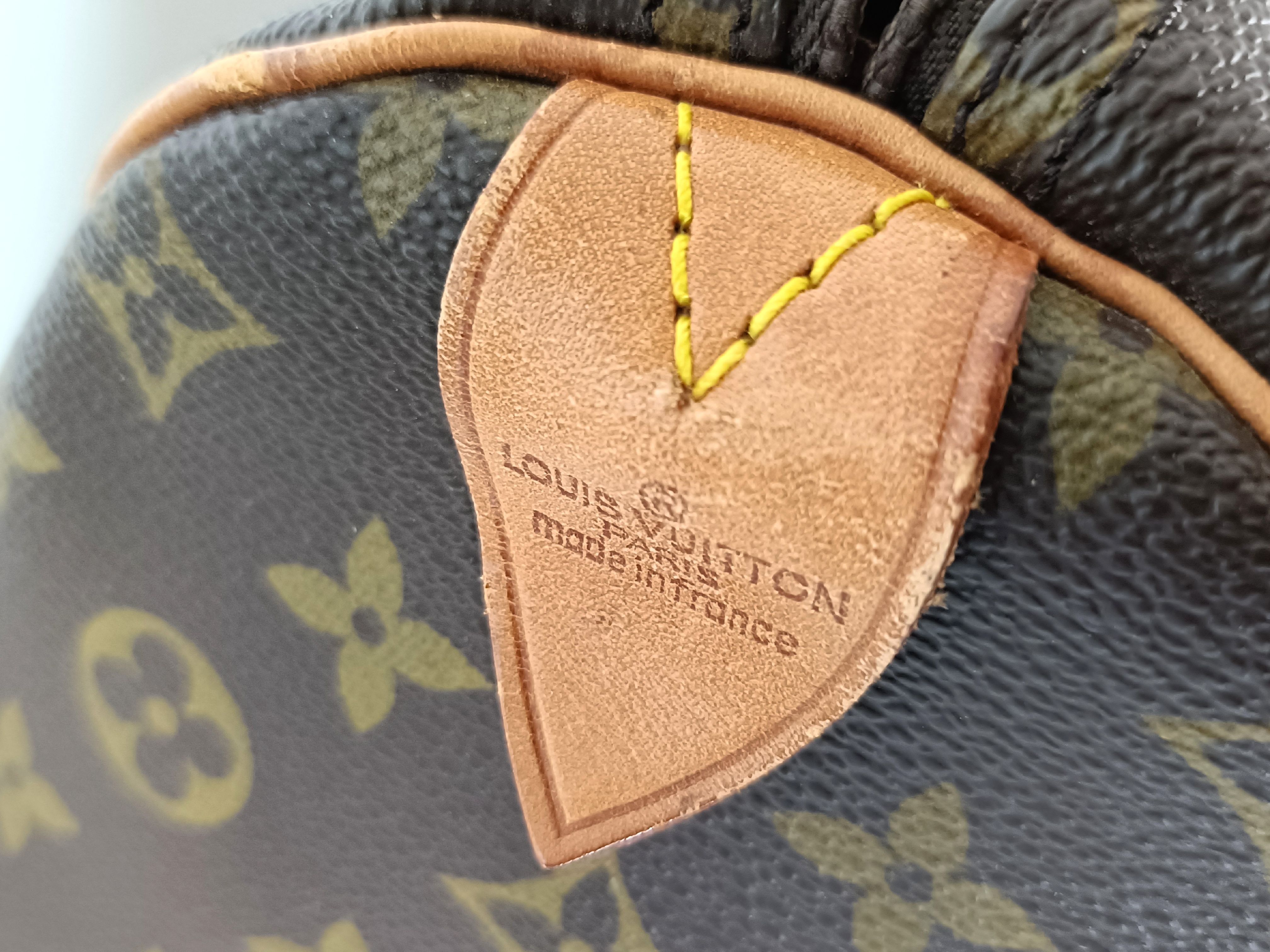 Monogram Keepall 55 M41424 MI993 Brown Boston Bag — view 9