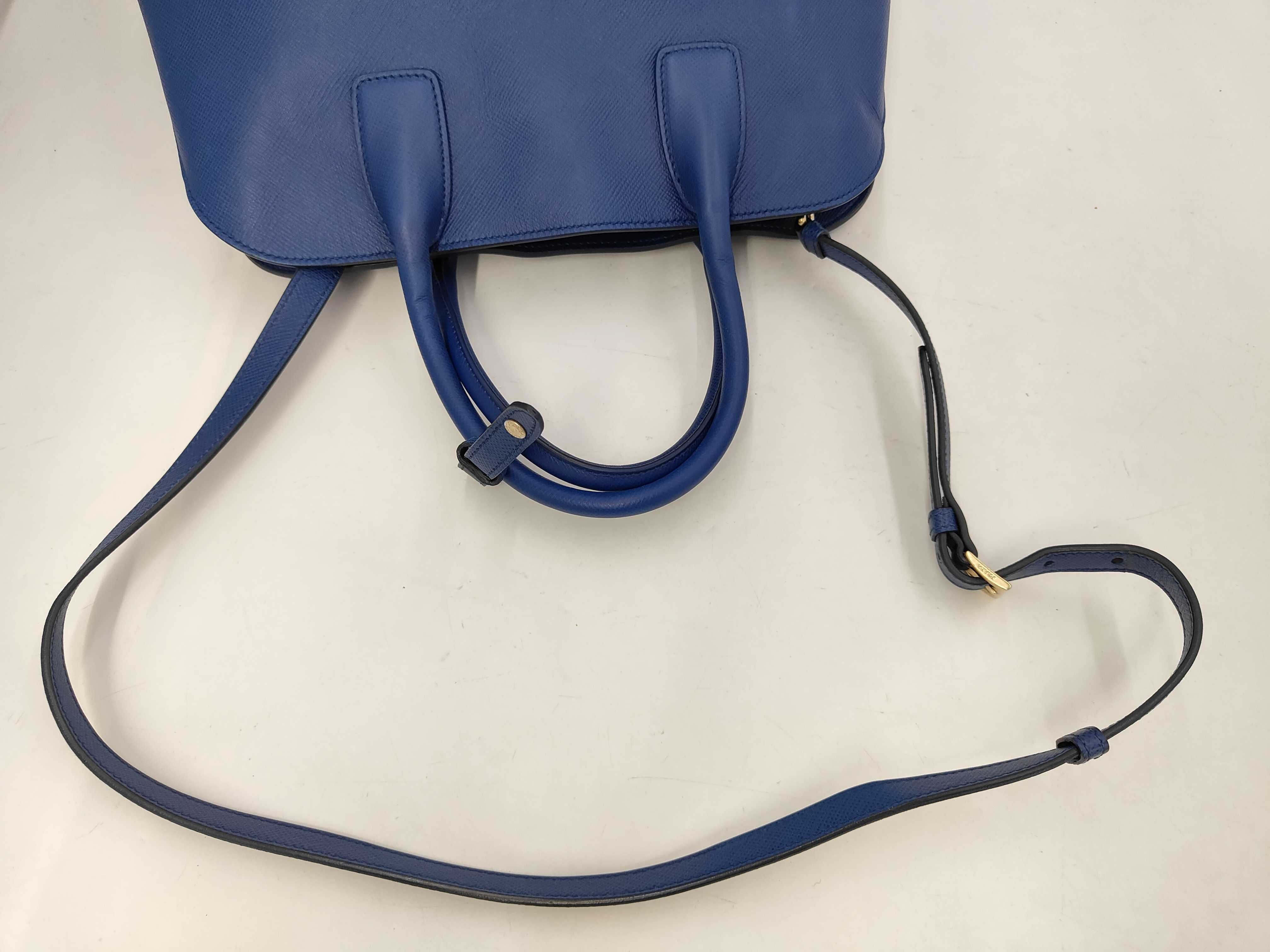 Saffiano Leather Promenade Satchel Bag (Handbag) — view 5