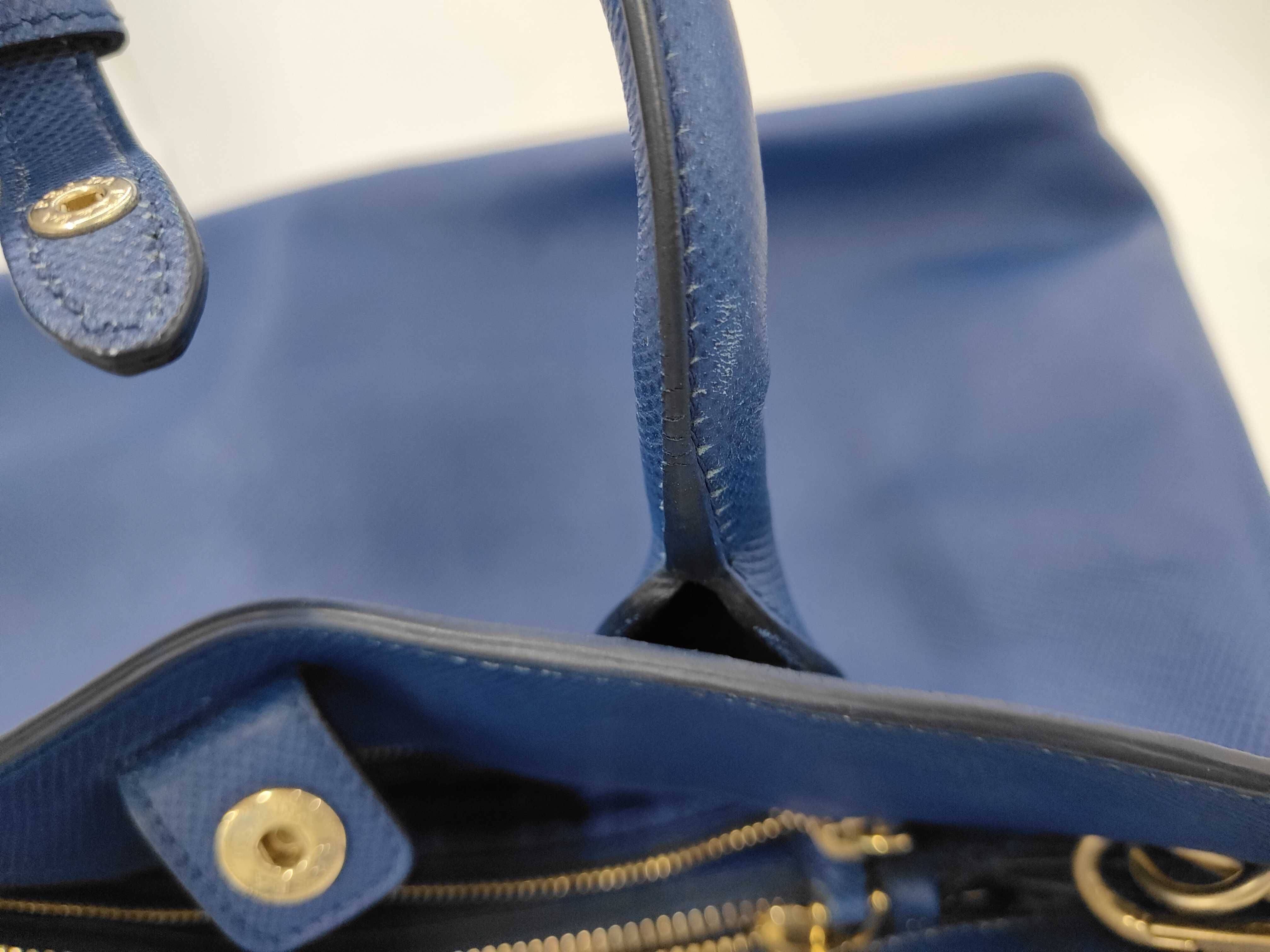 Saffiano Leather Promenade Satchel Bag (Handbag) — view 10