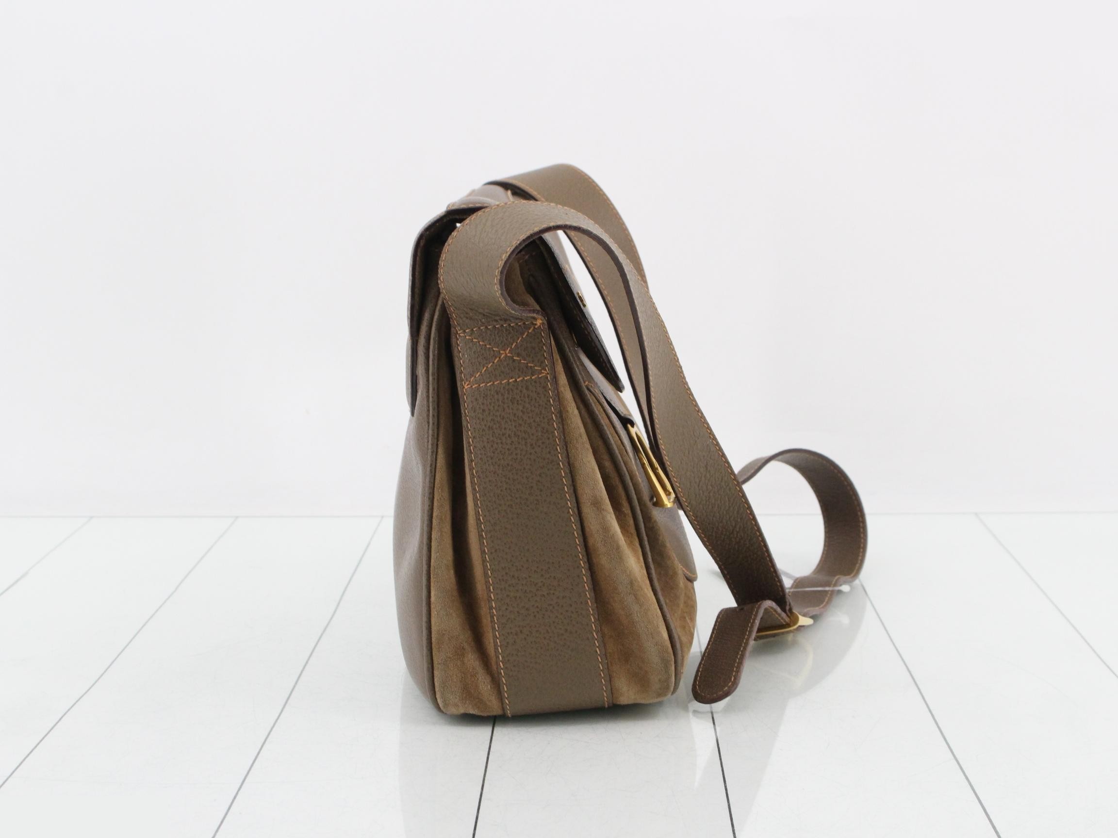 Saddle Suede Shoulder Bag — view 4