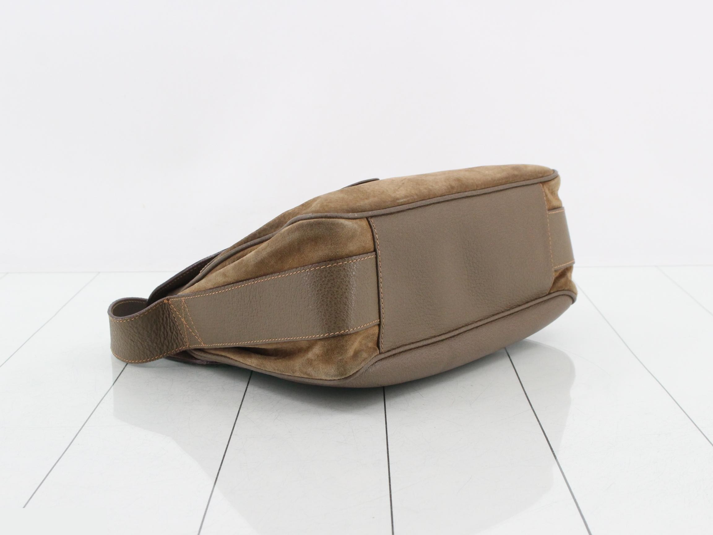 Saddle Suede Shoulder Bag — view 5