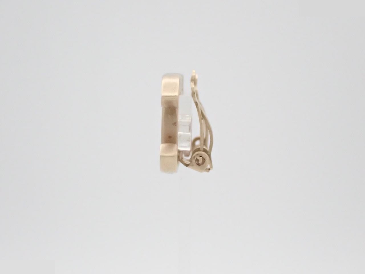 Earrings with Coco Mark design, gold. — view 3