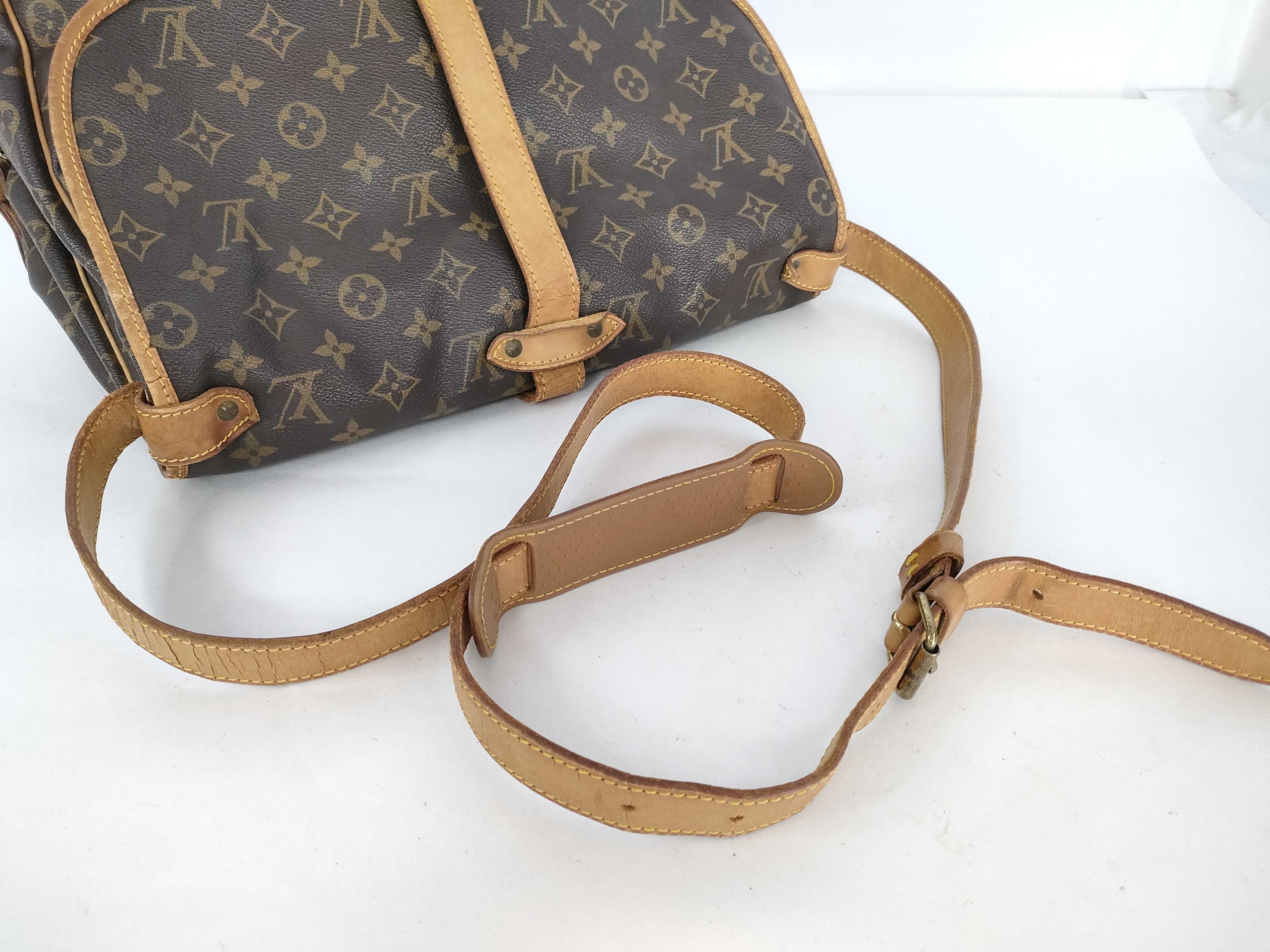 Monogram Vuitton Saumur Shoulder Bag — view 3