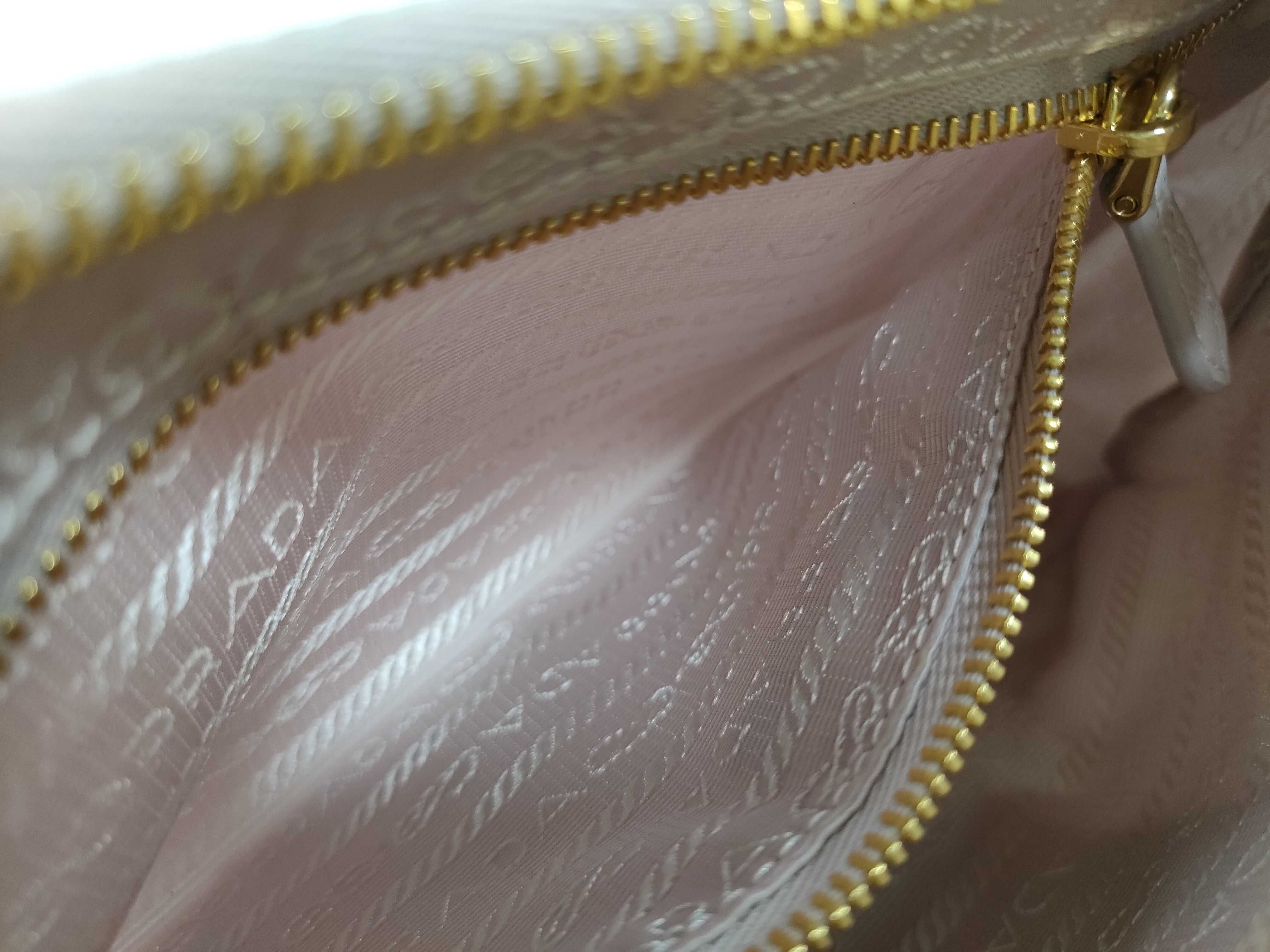 SG- Tessuto Saffiano nylon x leather Handbag Pink 1N204M Handbag — view 12