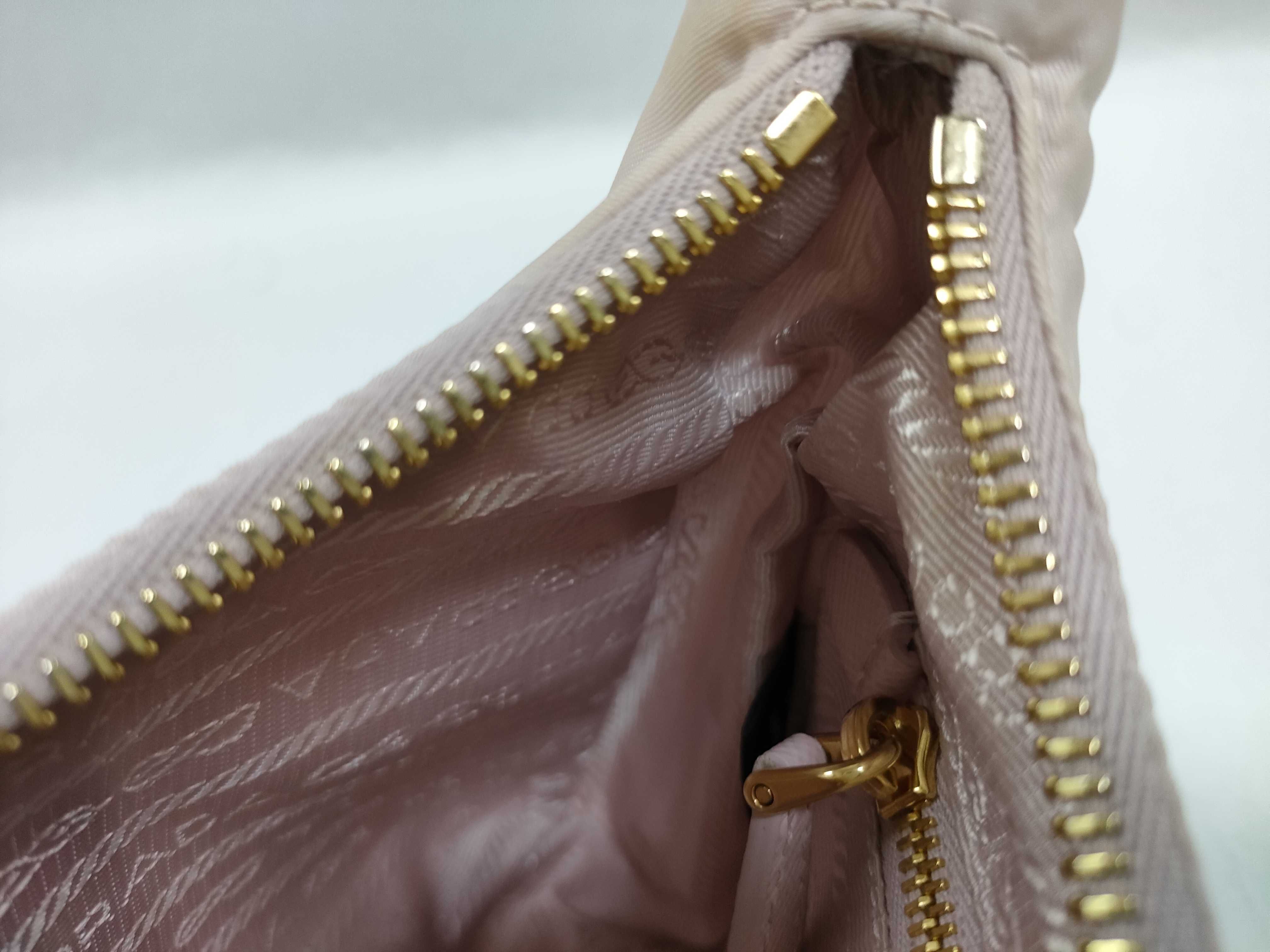 SG- Tessuto Saffiano nylon x leather Handbag Pink 1N204M Handbag — view 13