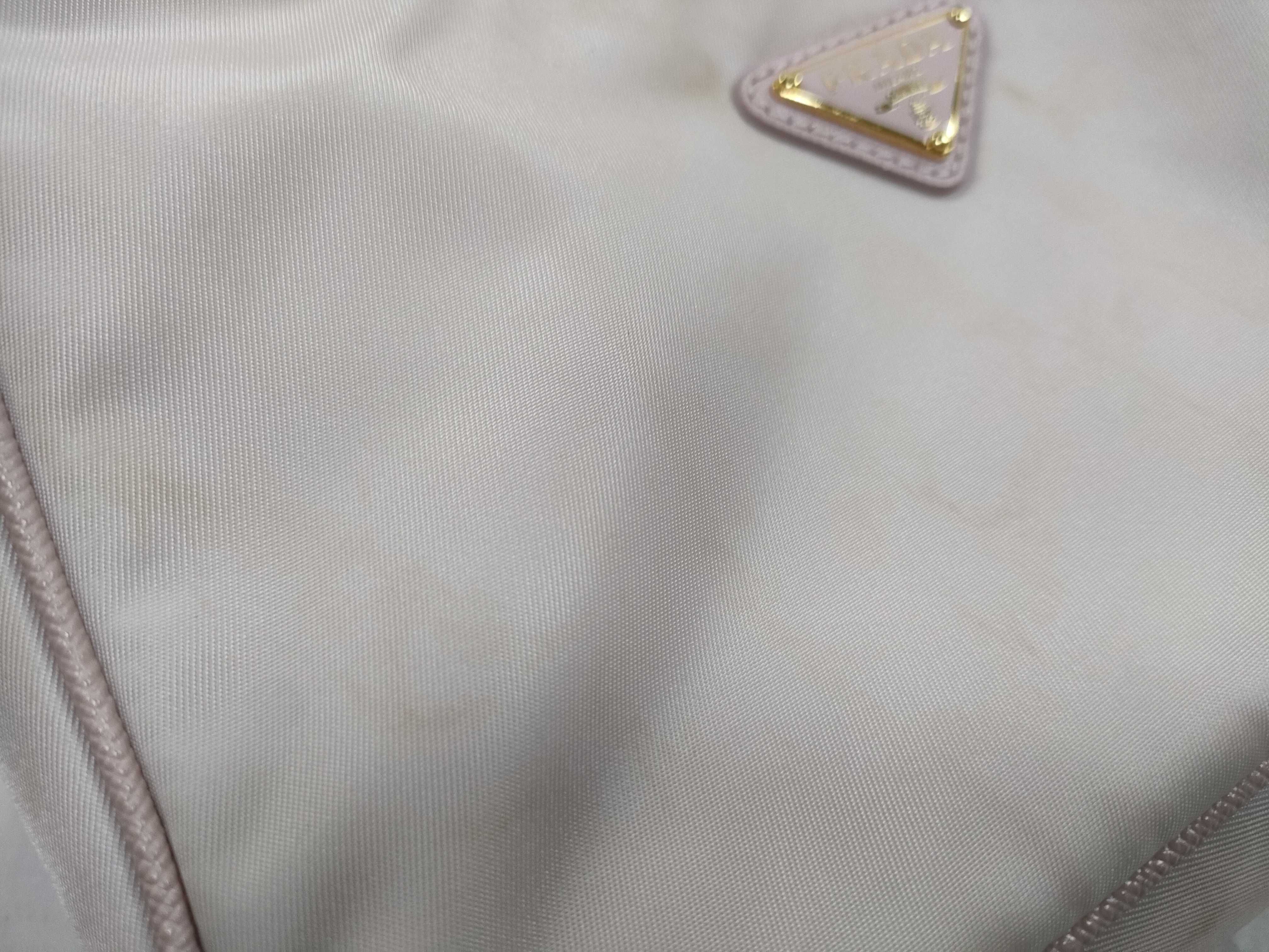 SG- Tessuto Saffiano nylon x leather Handbag Pink 1N204M Handbag — view 14