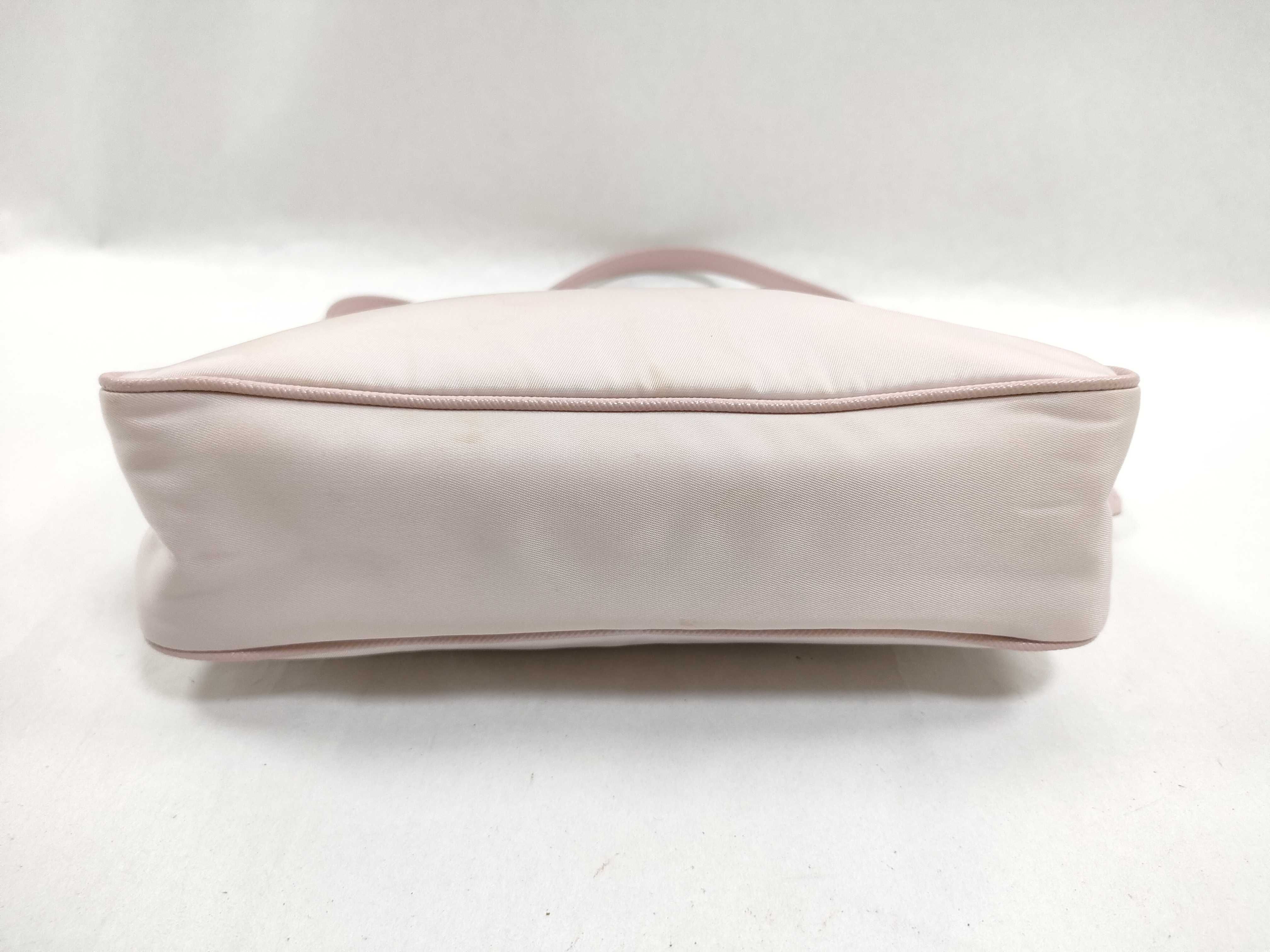 SG- Tessuto Saffiano nylon x leather Handbag Pink 1N204M Handbag — view 9