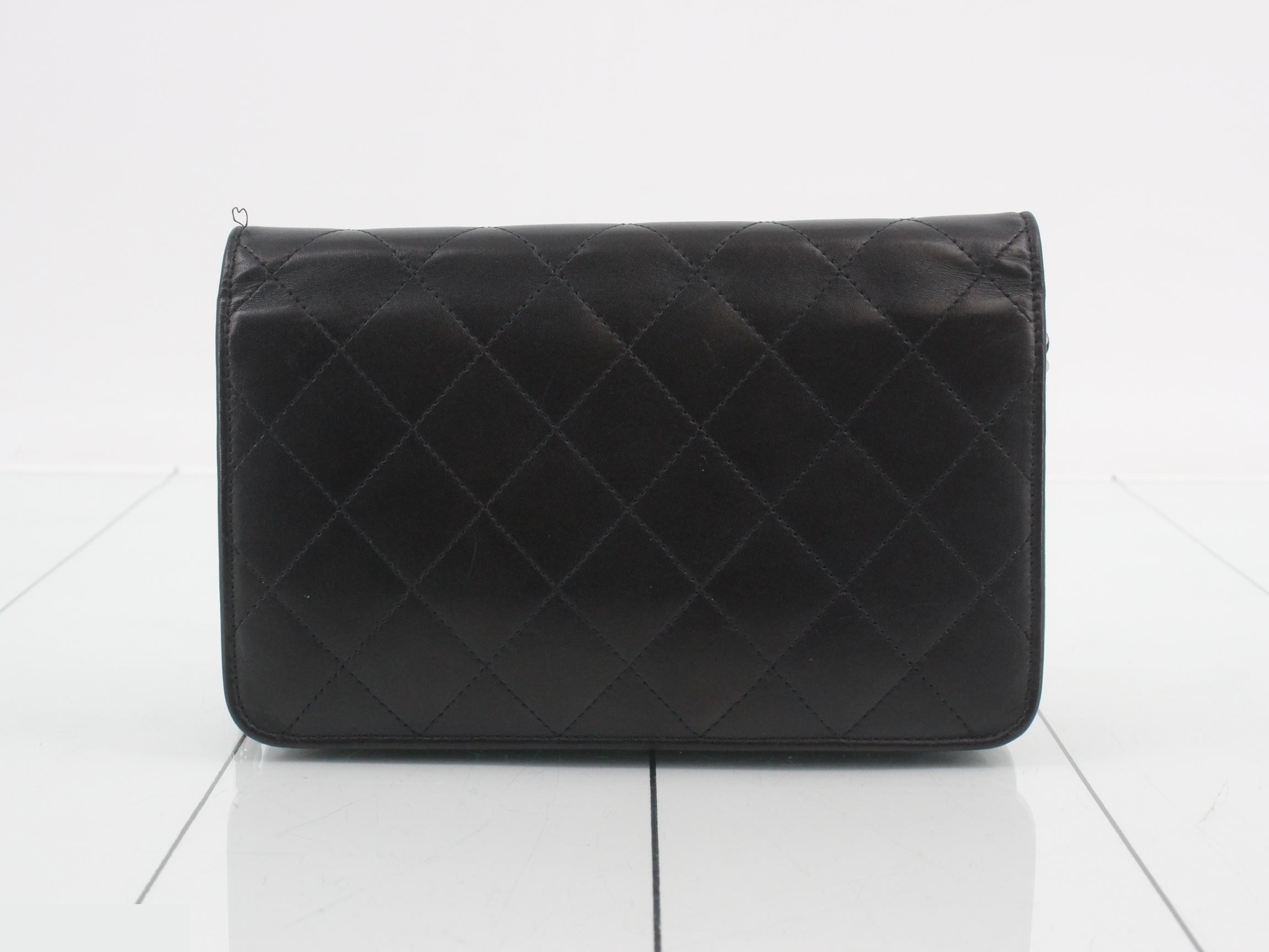 Cambon Line Chain Wallet, Black — view 2