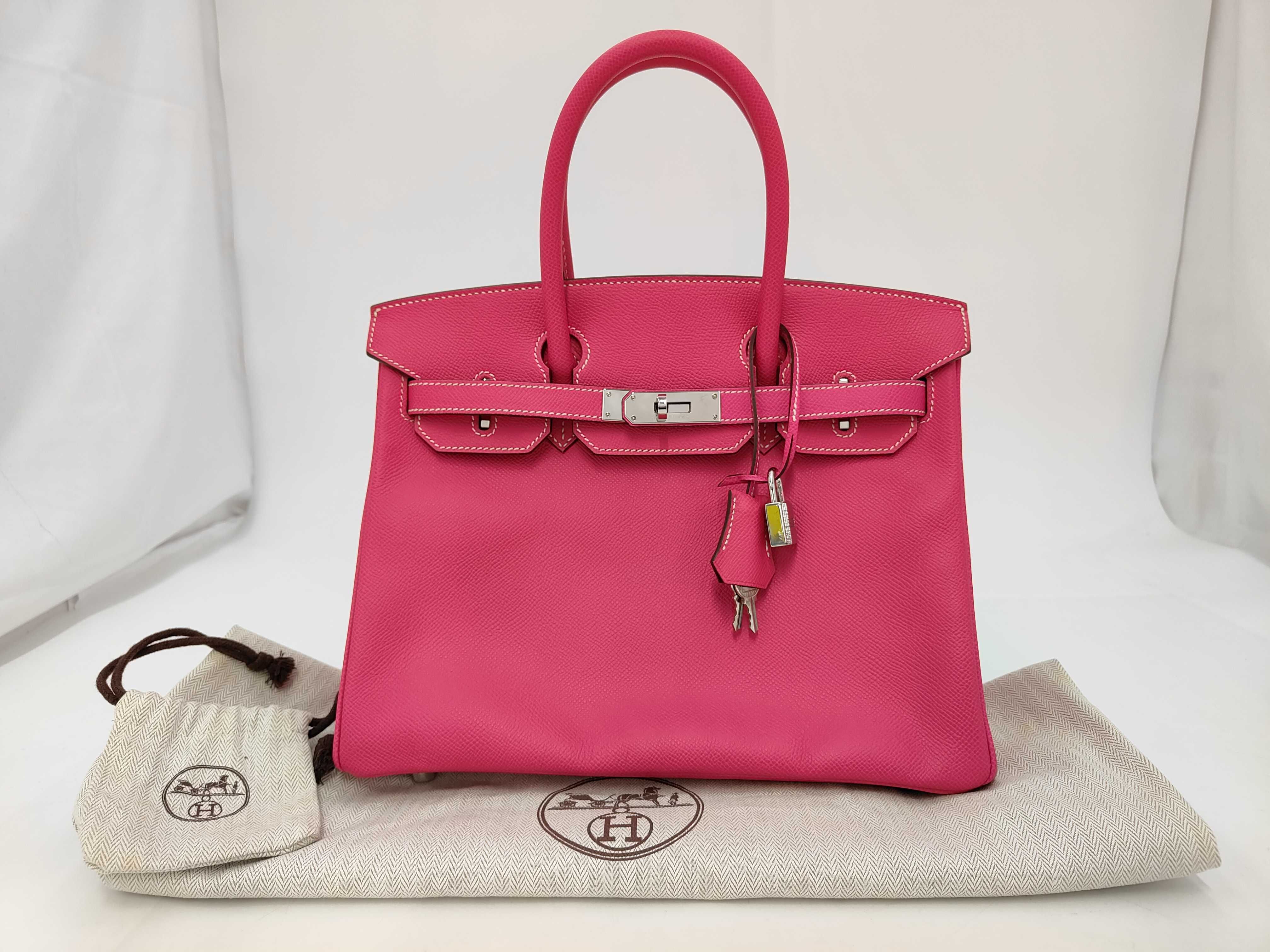 Birkin 30 Verso Leather Handbag
