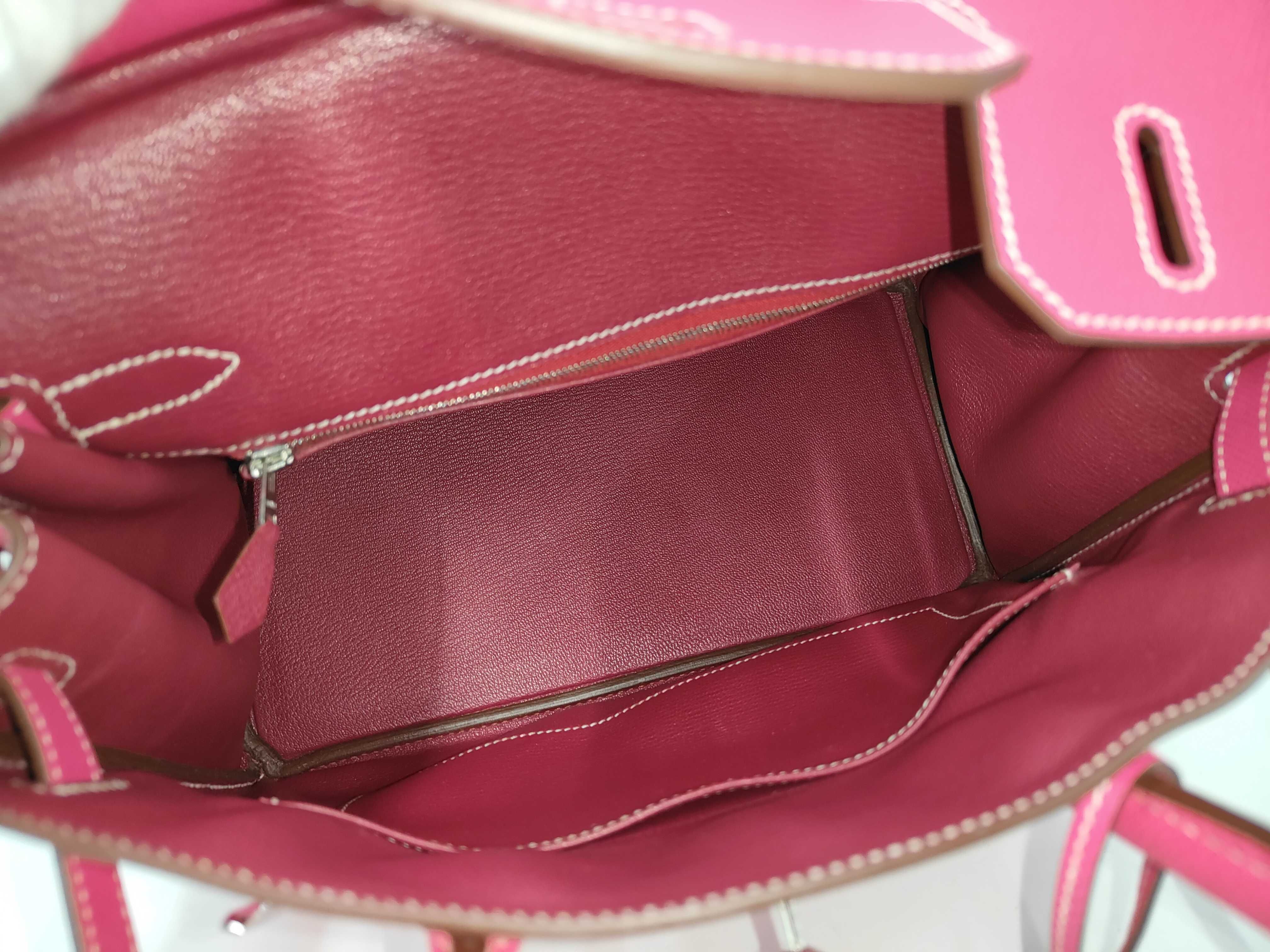 Birkin 30 Verso Leather Handbag — view 11