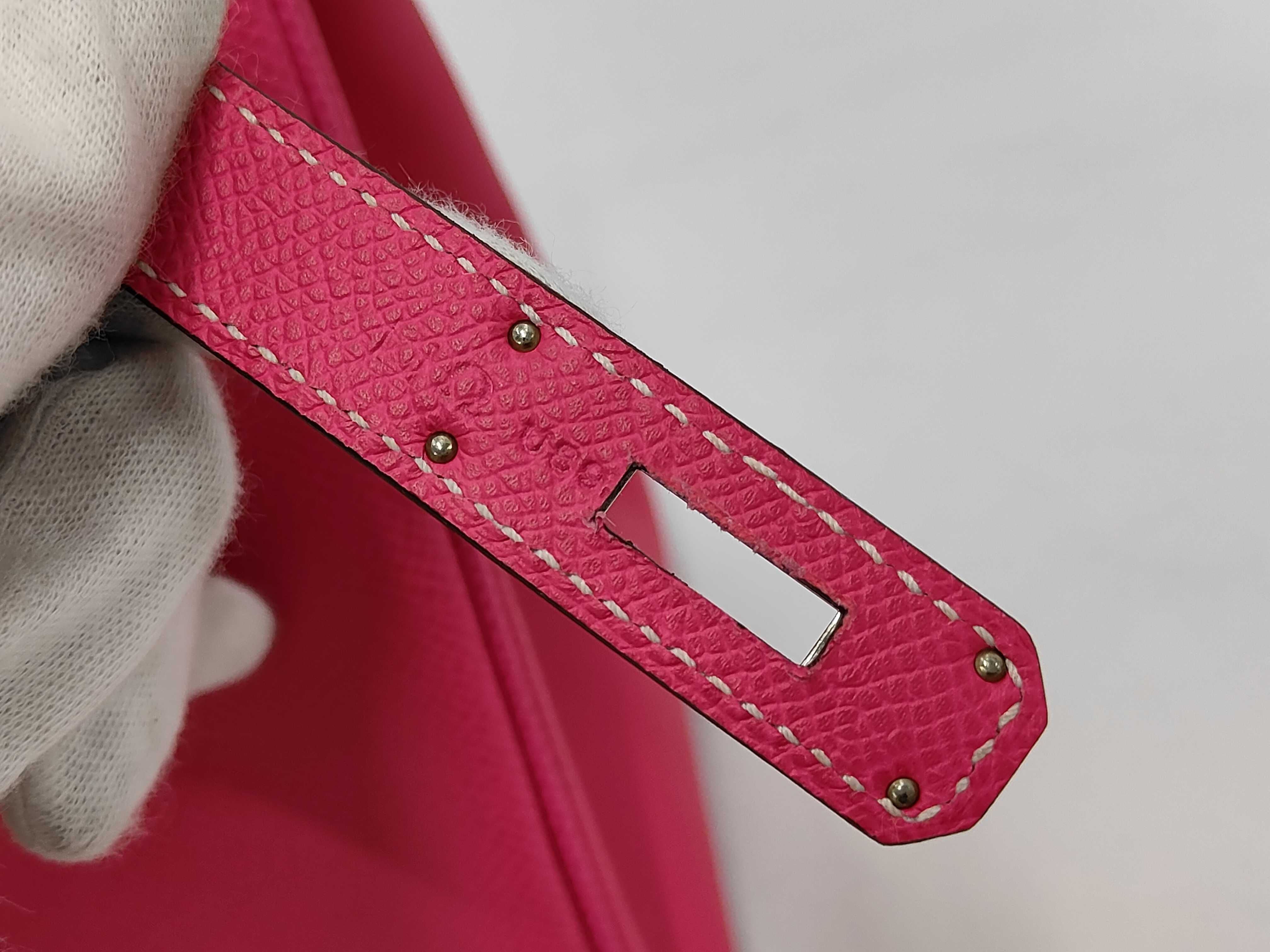 Birkin 30 Verso Leather Handbag — view 9