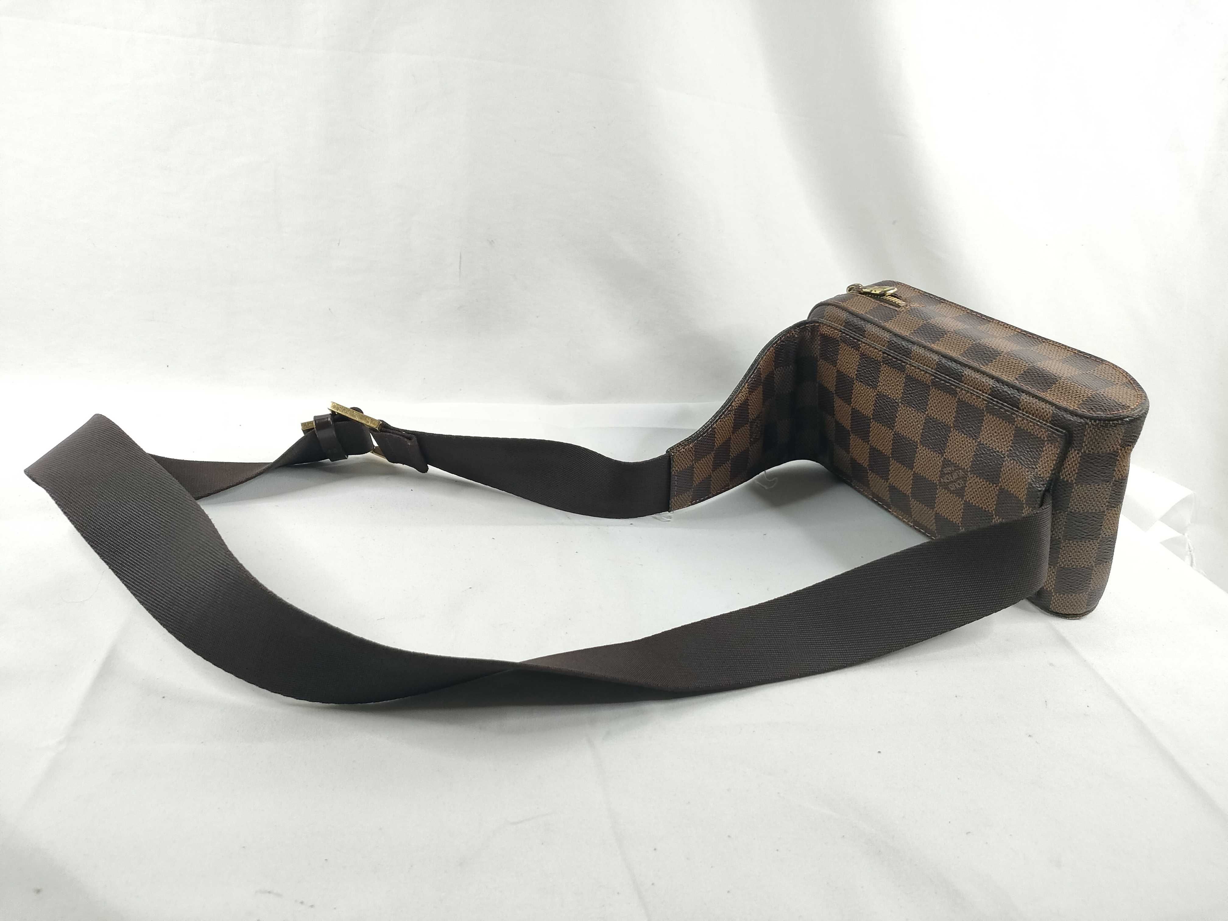 Damier Louis Vuitton Geronimos Damier Ebene Shoulder Bag — view 6
