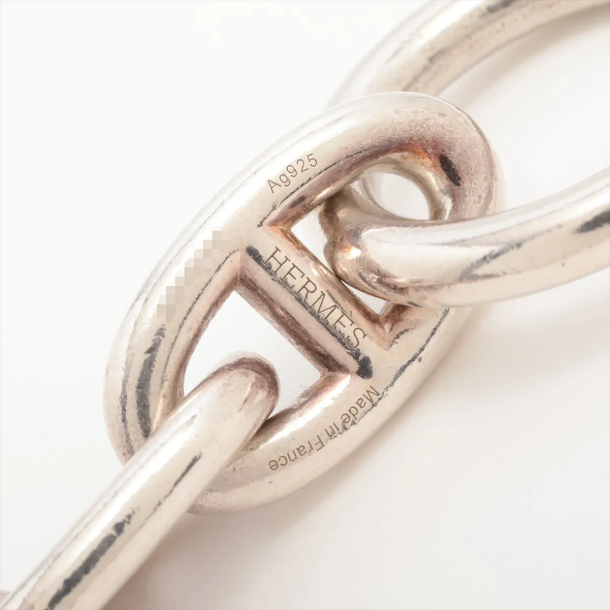 Chaine d'Ancre GM 2022 Necklace, 29 links, 925 silver, 137.2g, 22D122147. Shows signs of wear, including — view 5