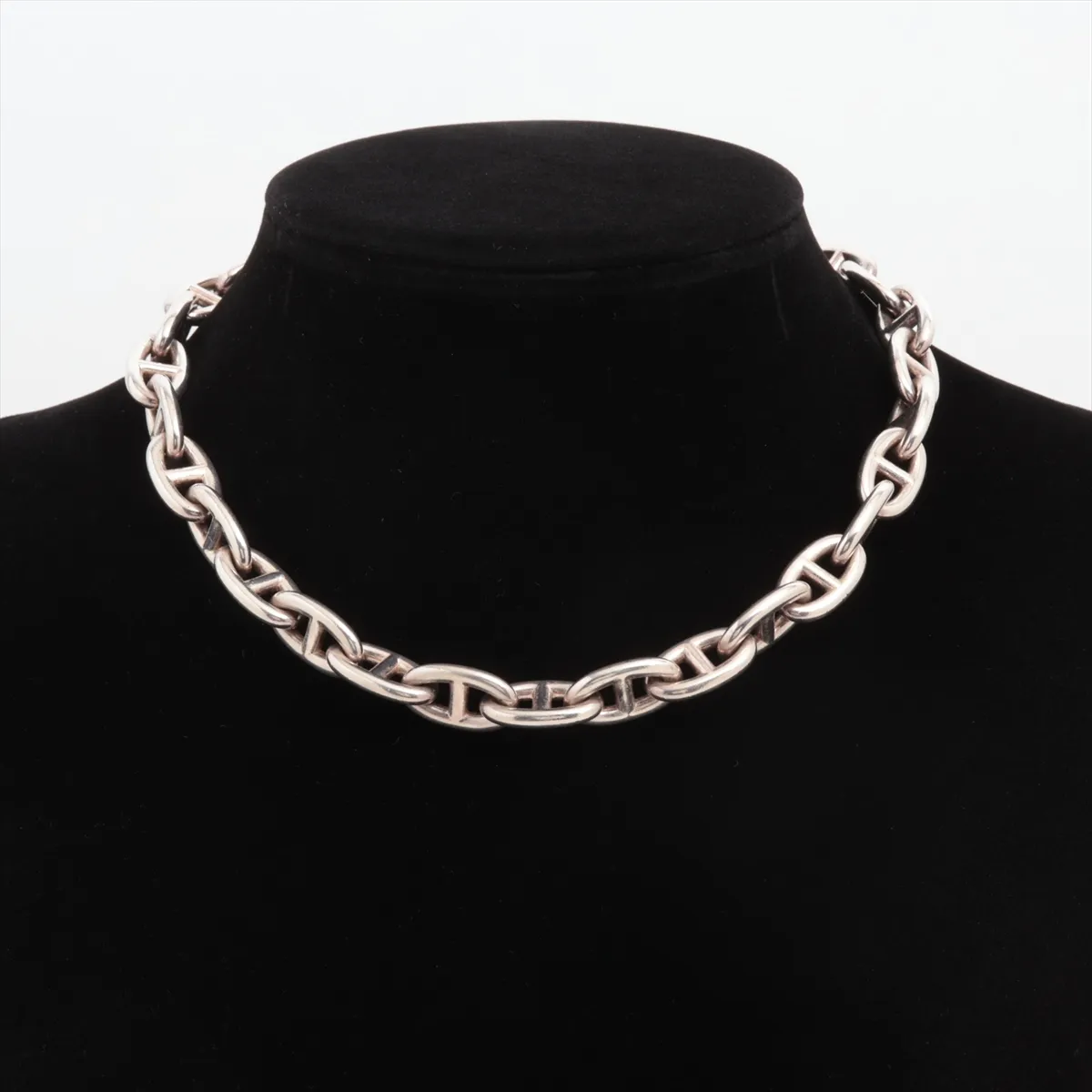 Chaine d'Ancre GM 2022 Necklace, 29 links, 925 silver, 137.2g, 22D122147. Shows signs of wear, including — view 6