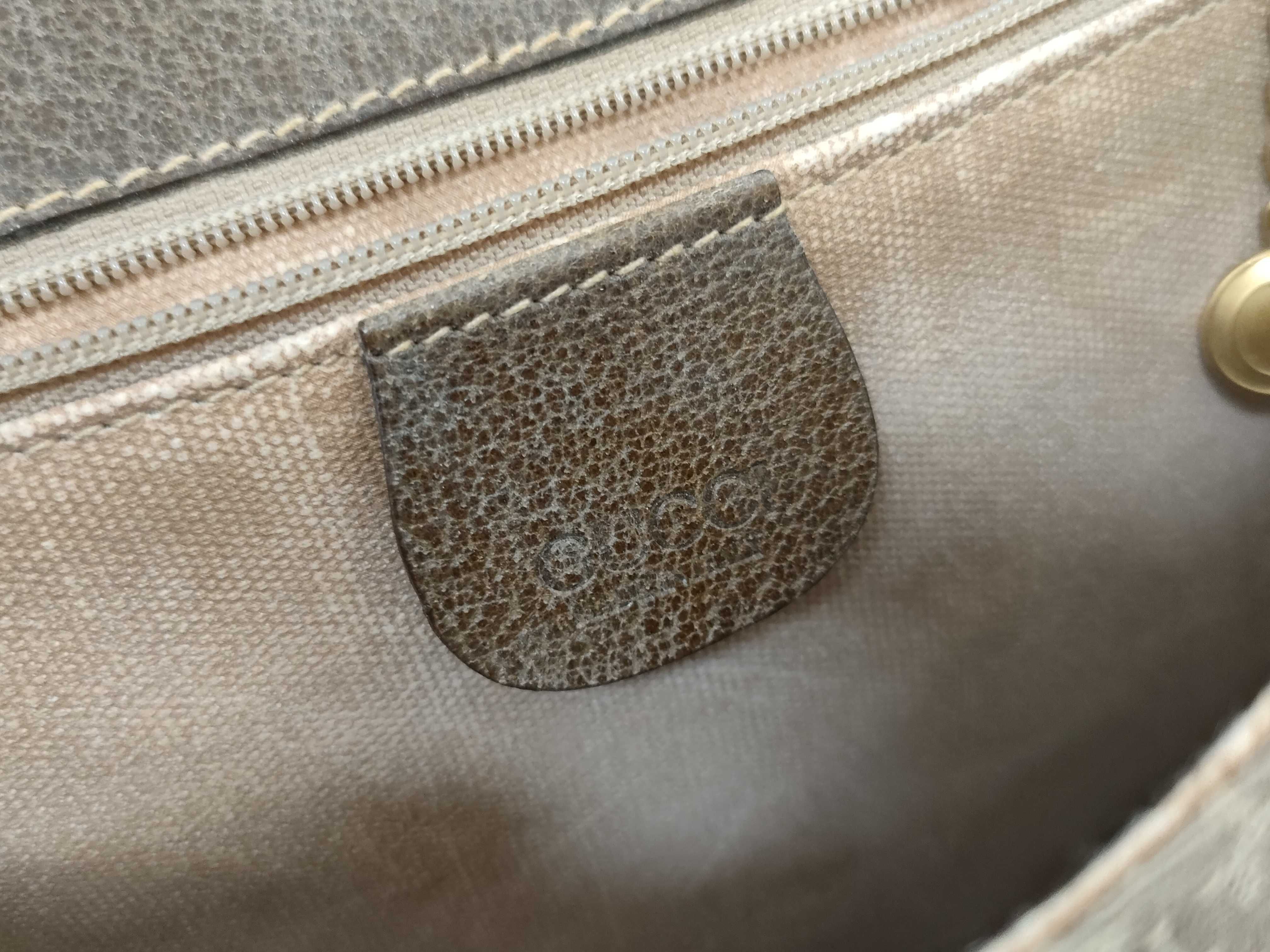 007 14 Shoulder Bag, Canvas and Leather, Brown Shoulder Bag — view 11