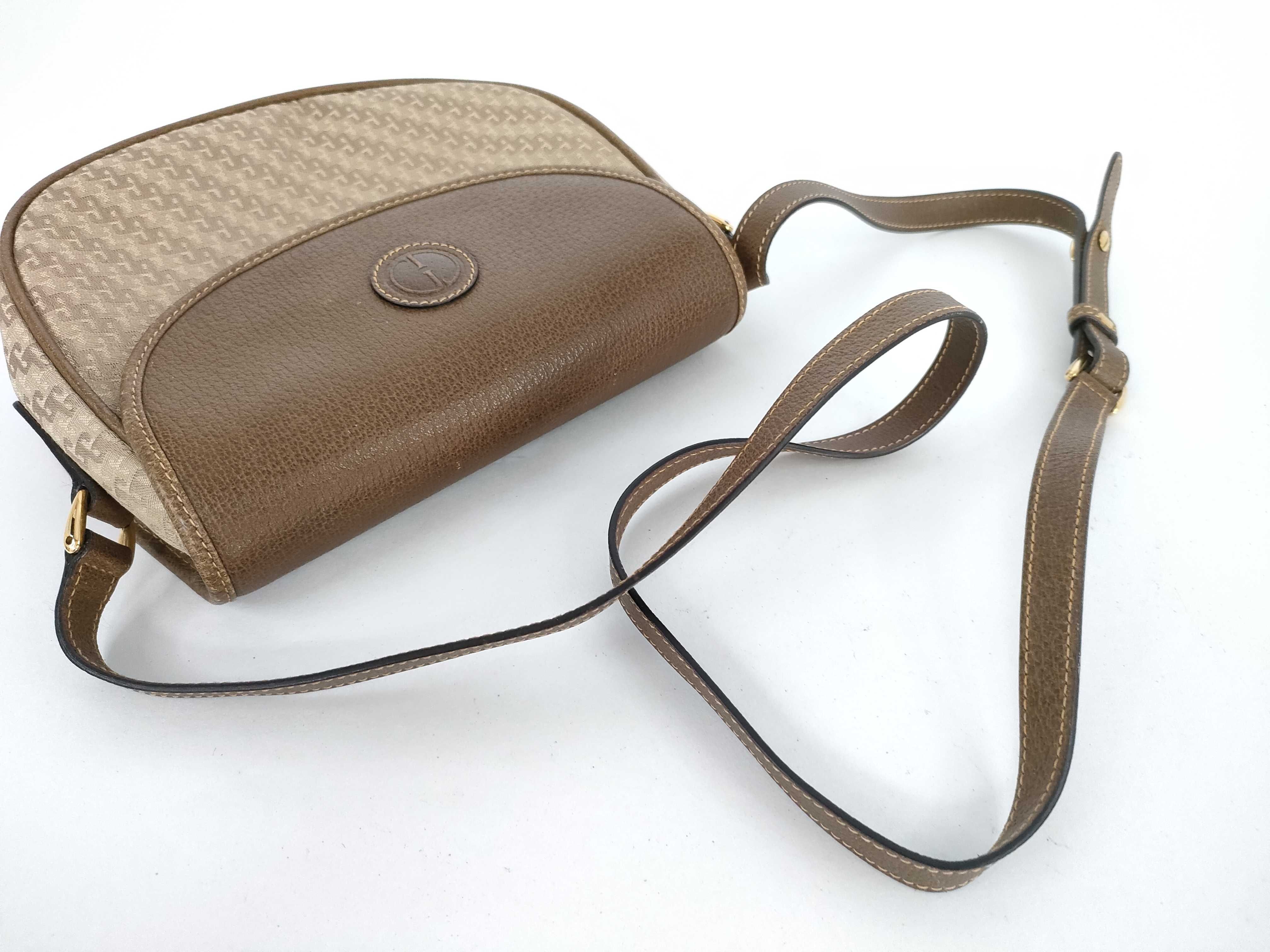 007 14 Shoulder Bag, Canvas and Leather, Brown Shoulder Bag — view 3