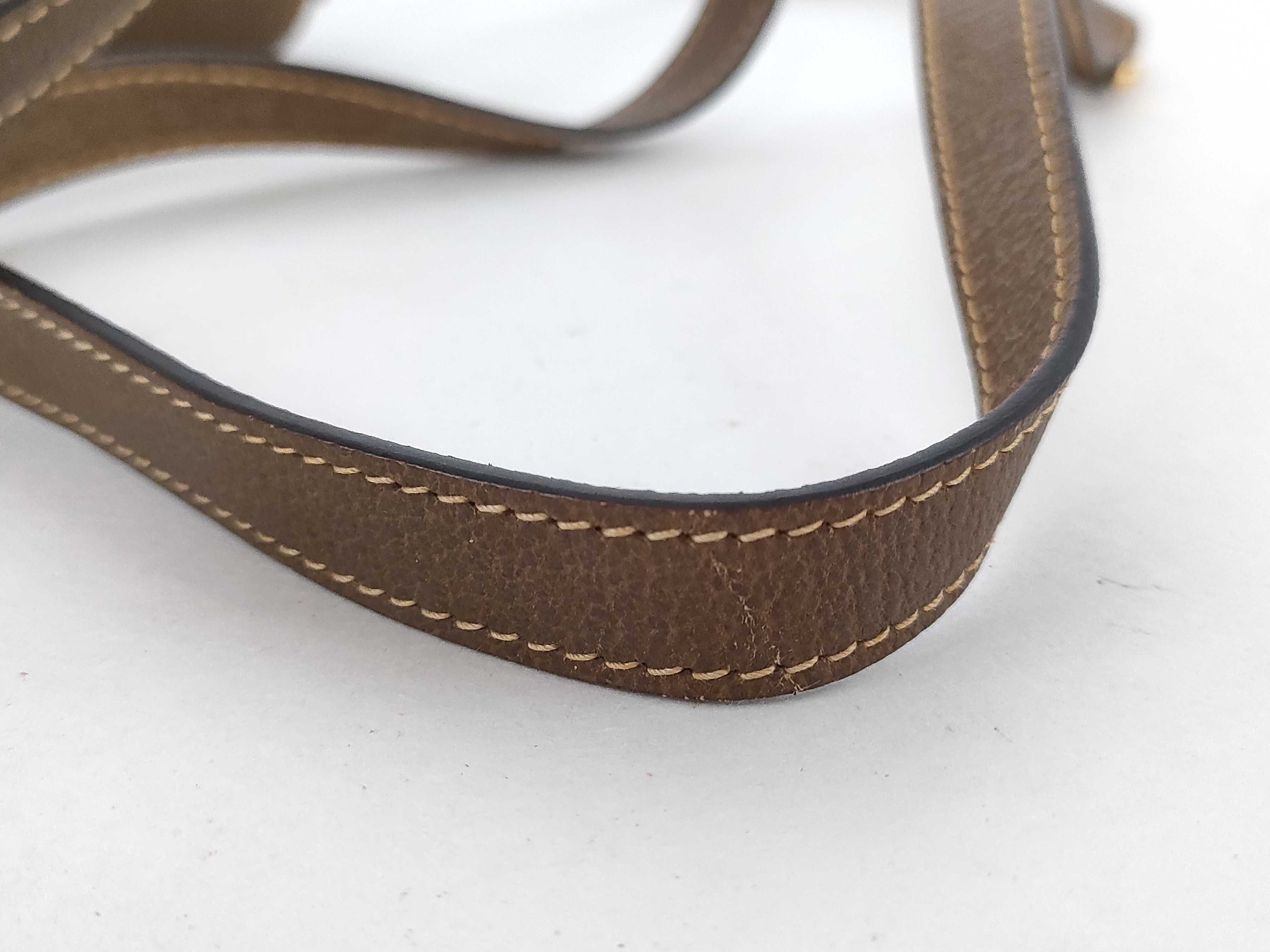 007 14 Shoulder Bag, Canvas and Leather, Brown Shoulder Bag — view 4