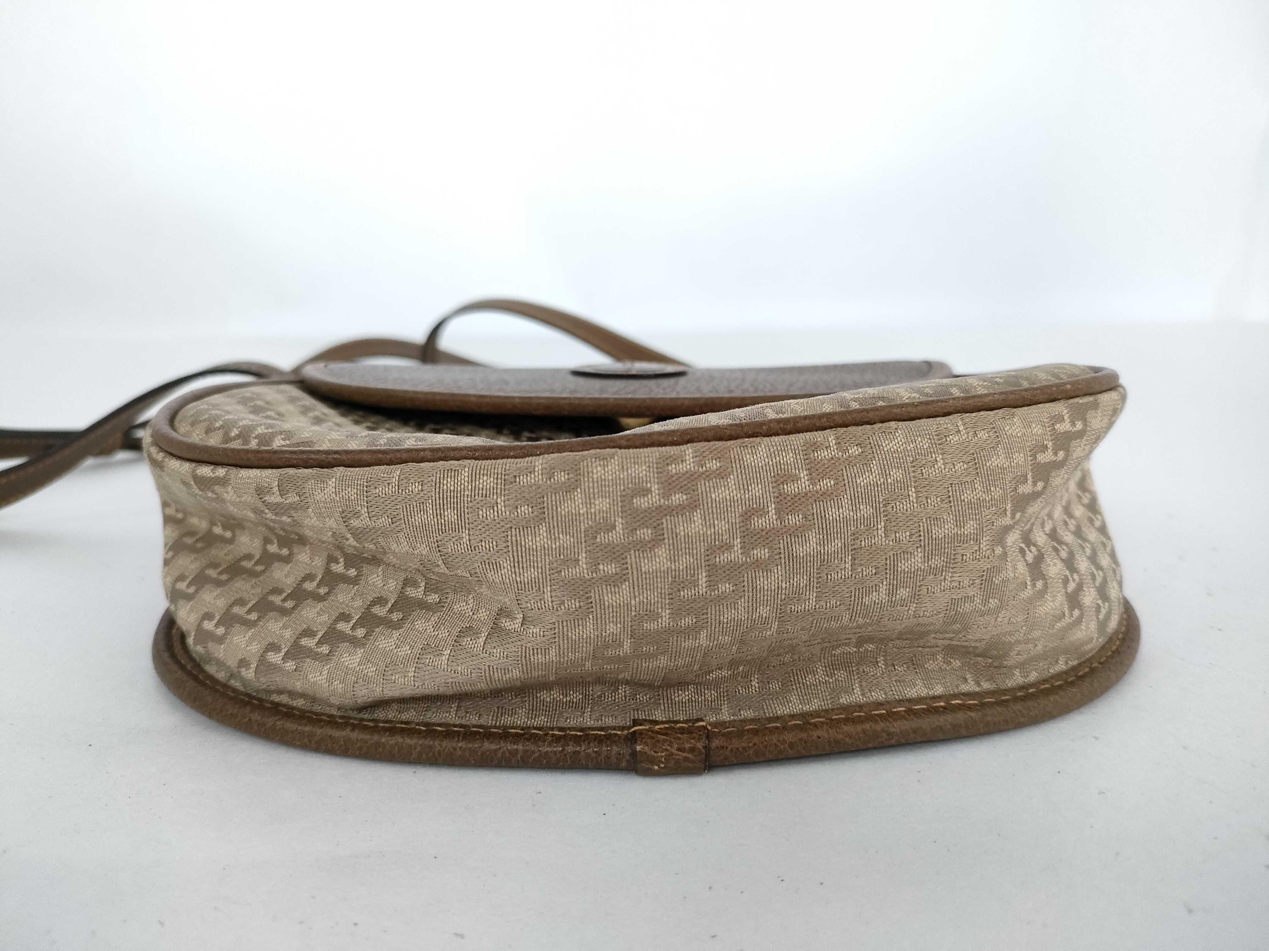 007 14 Shoulder Bag, Canvas and Leather, Brown Shoulder Bag — view 7