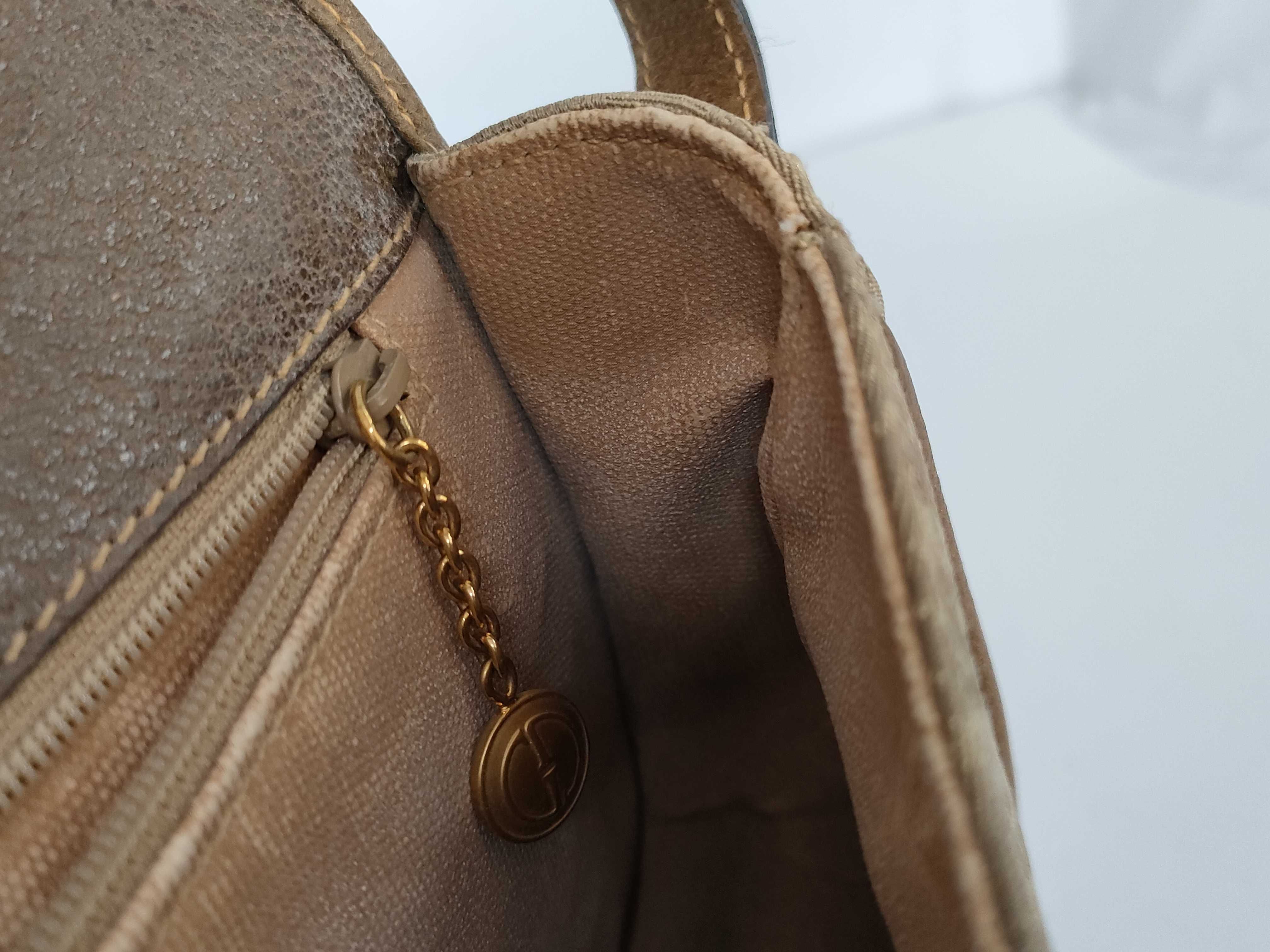 007 14 Shoulder Bag, Canvas and Leather, Brown Shoulder Bag — view 10