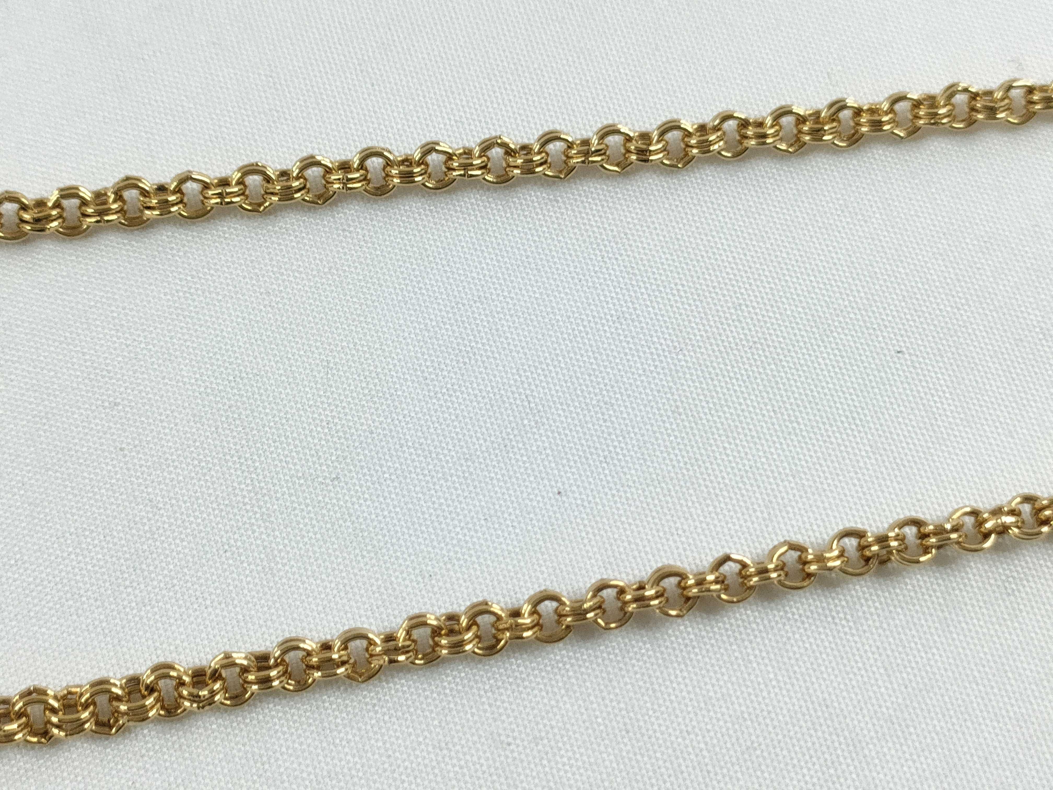 CD 4P Rhinestone Necklace — view 5