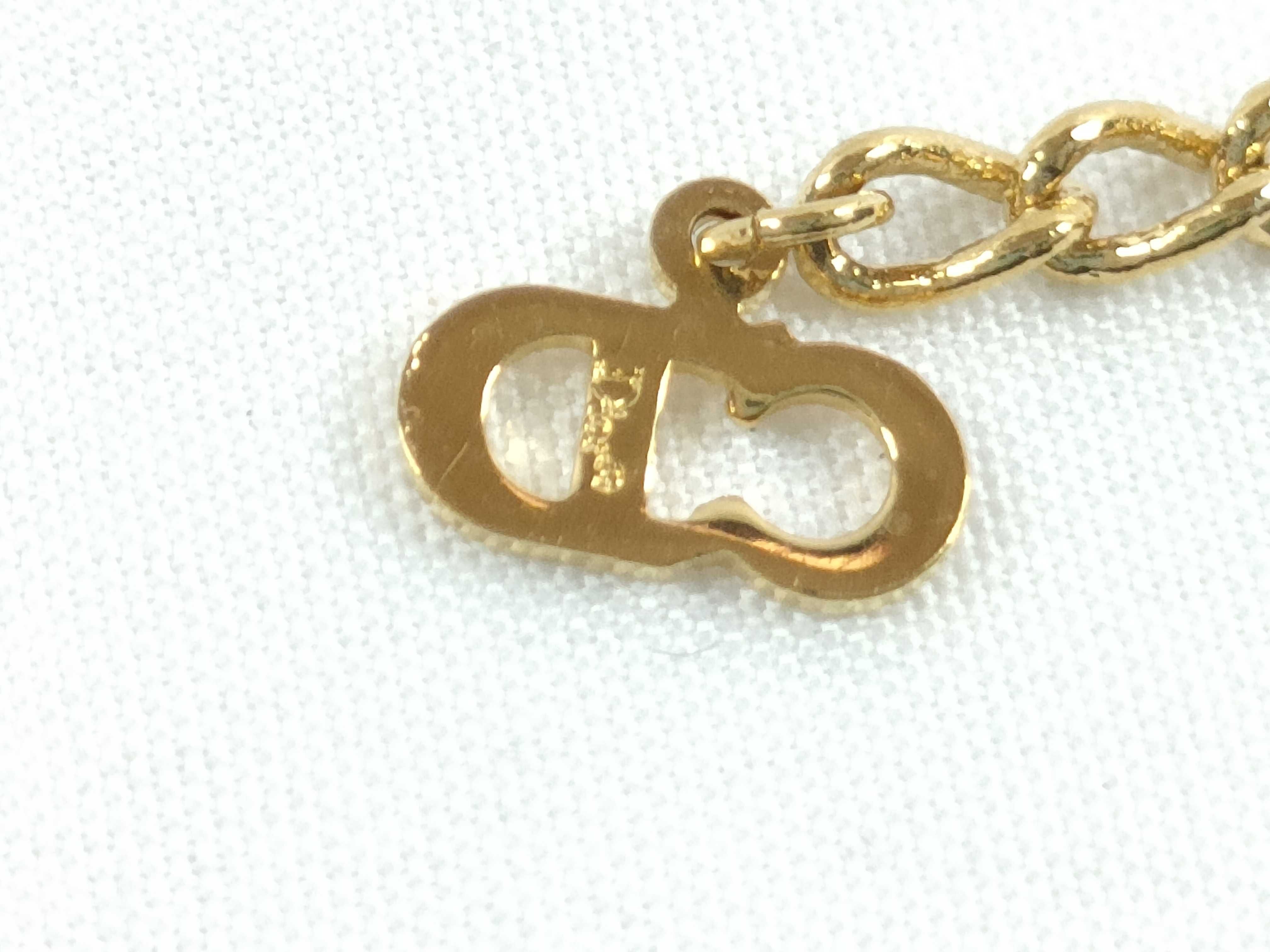 CD 4P Rhinestone Necklace — view 7