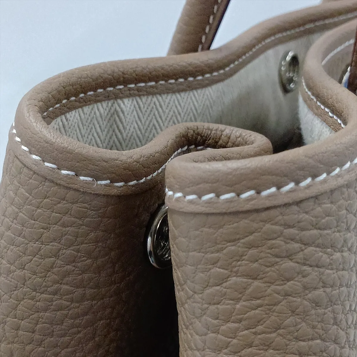 [Individually packaged] Hermes Garden Party 30 TPM Negonda Etoupe Silver Hardware G: 2026 — view 11
