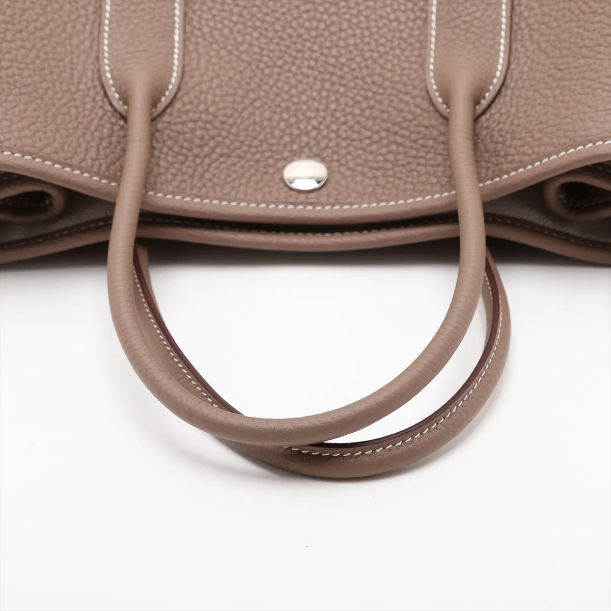 [Individually packaged] Hermes Garden Party 30 TPM Negonda Etoupe Silver Hardware G: 2026 — view 5