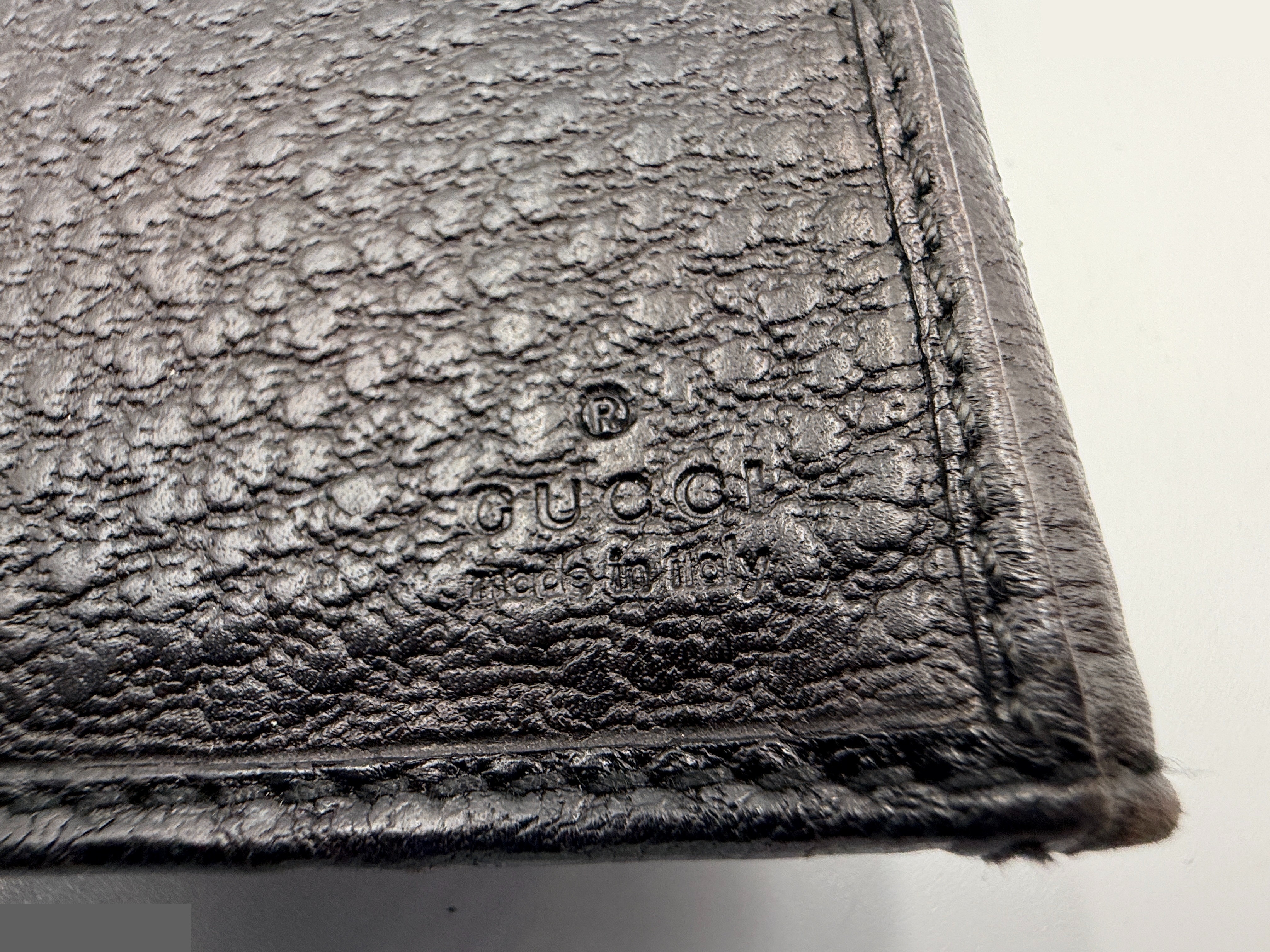 Horsebit Leather Long Wallet, Black — view 10
