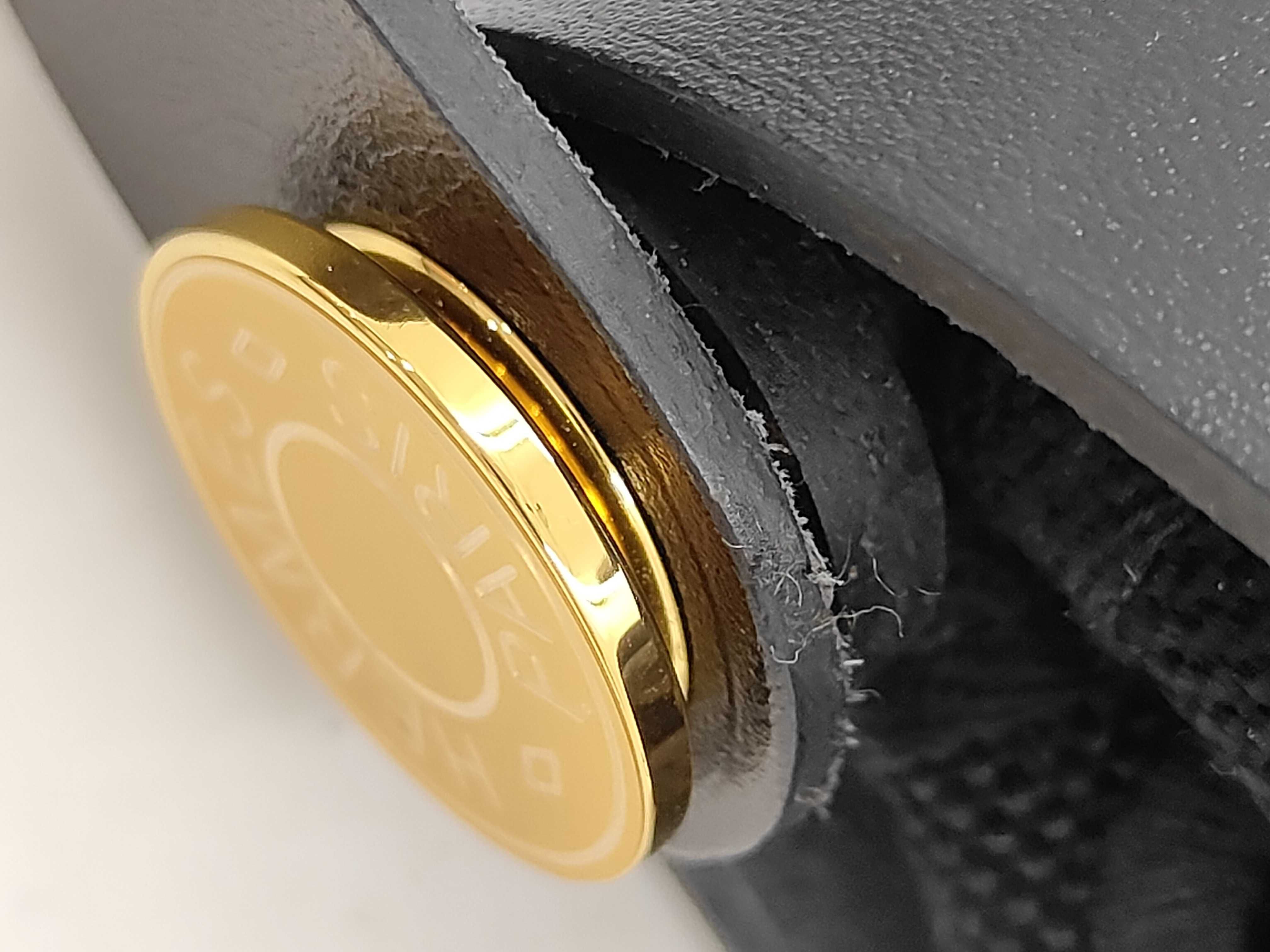 Herbag Zip 20 Mini Black Gold Hardware G Stamp Bag — view 7