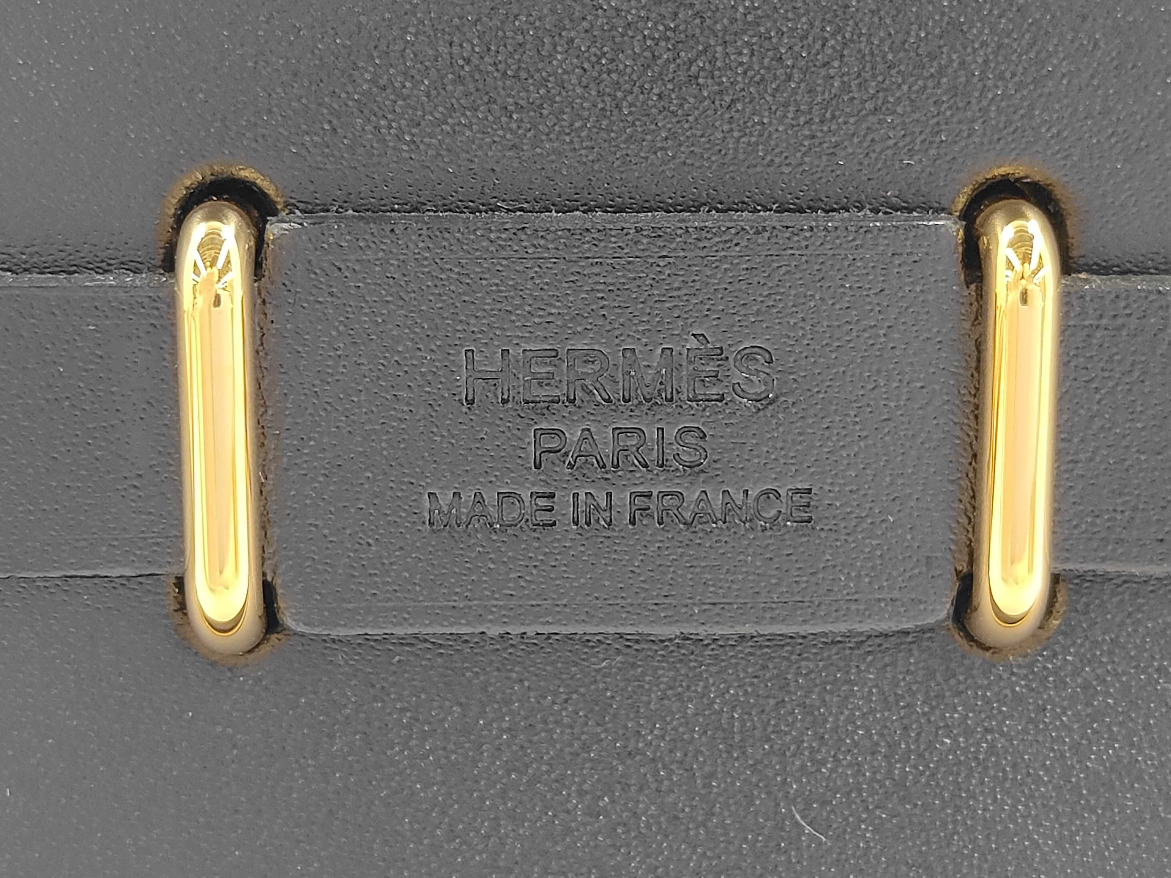 Herbag Zip 20 Mini Black Gold Hardware G Stamp Bag — view 10