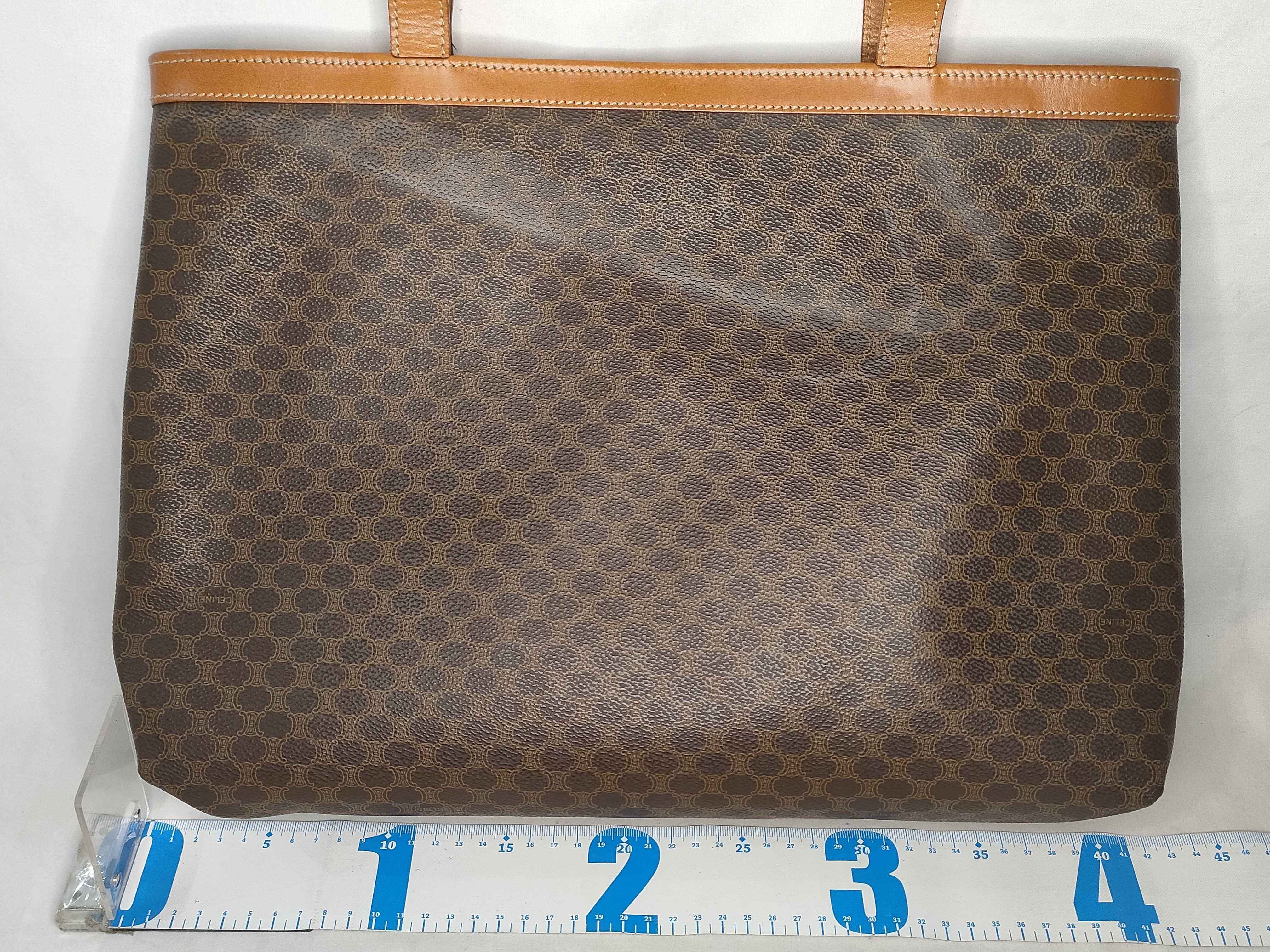 Macadam PVC x Leather Tote Bag, Brown Tote Bag — view 2