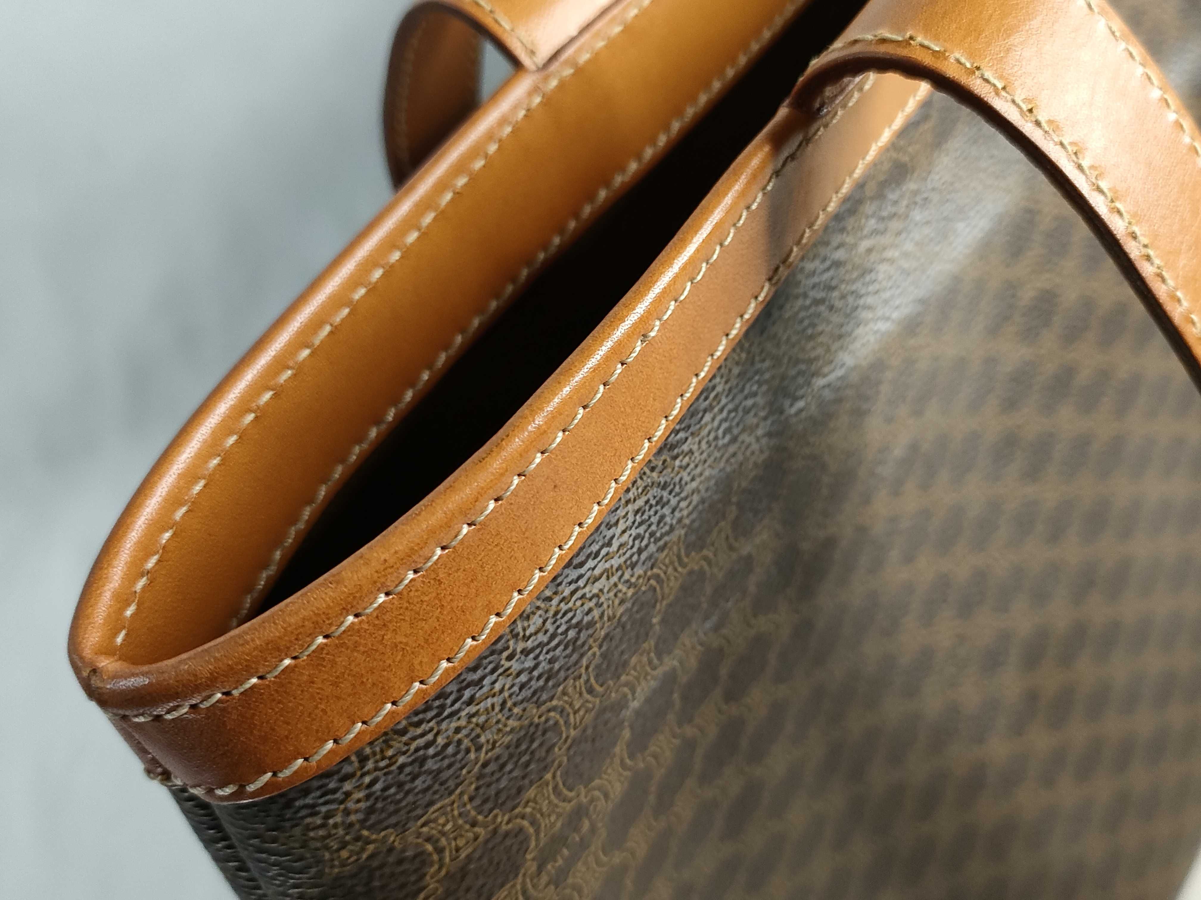Macadam PVC x Leather Tote Bag, Brown Tote Bag — view 13