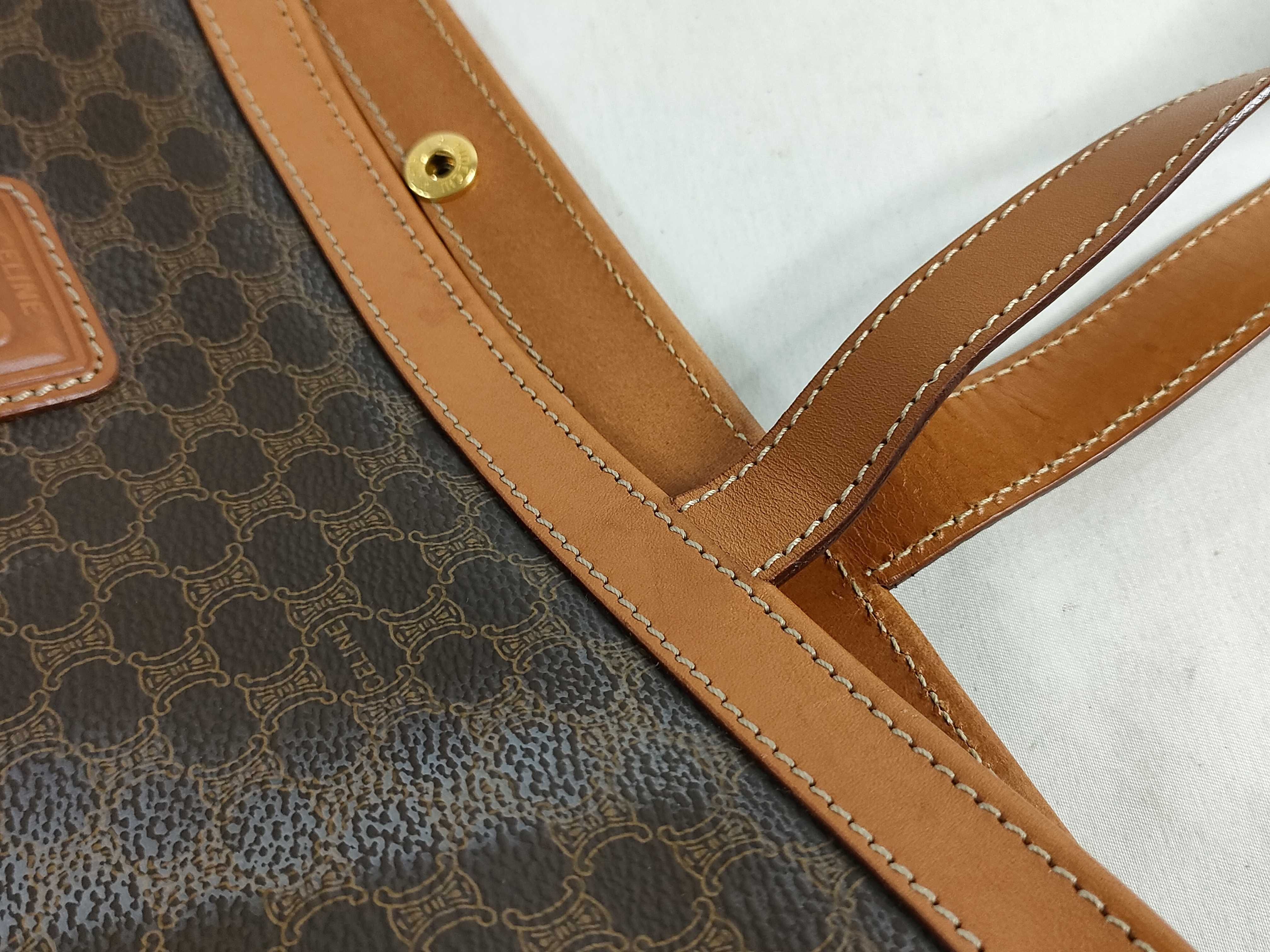 Macadam PVC x Leather Tote Bag, Brown Tote Bag — view 5