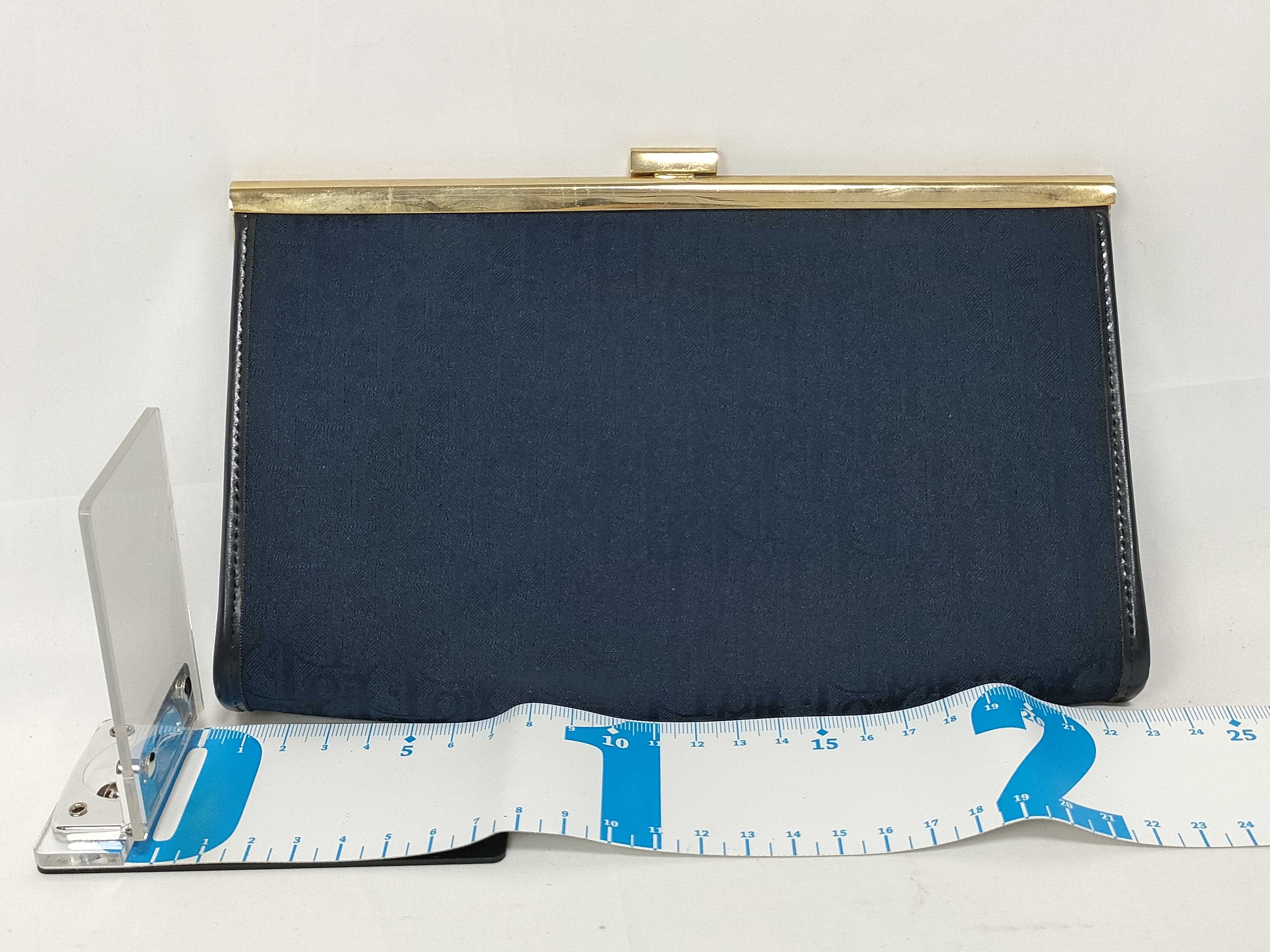 Trotter Navy Clasp Pouch — view 2