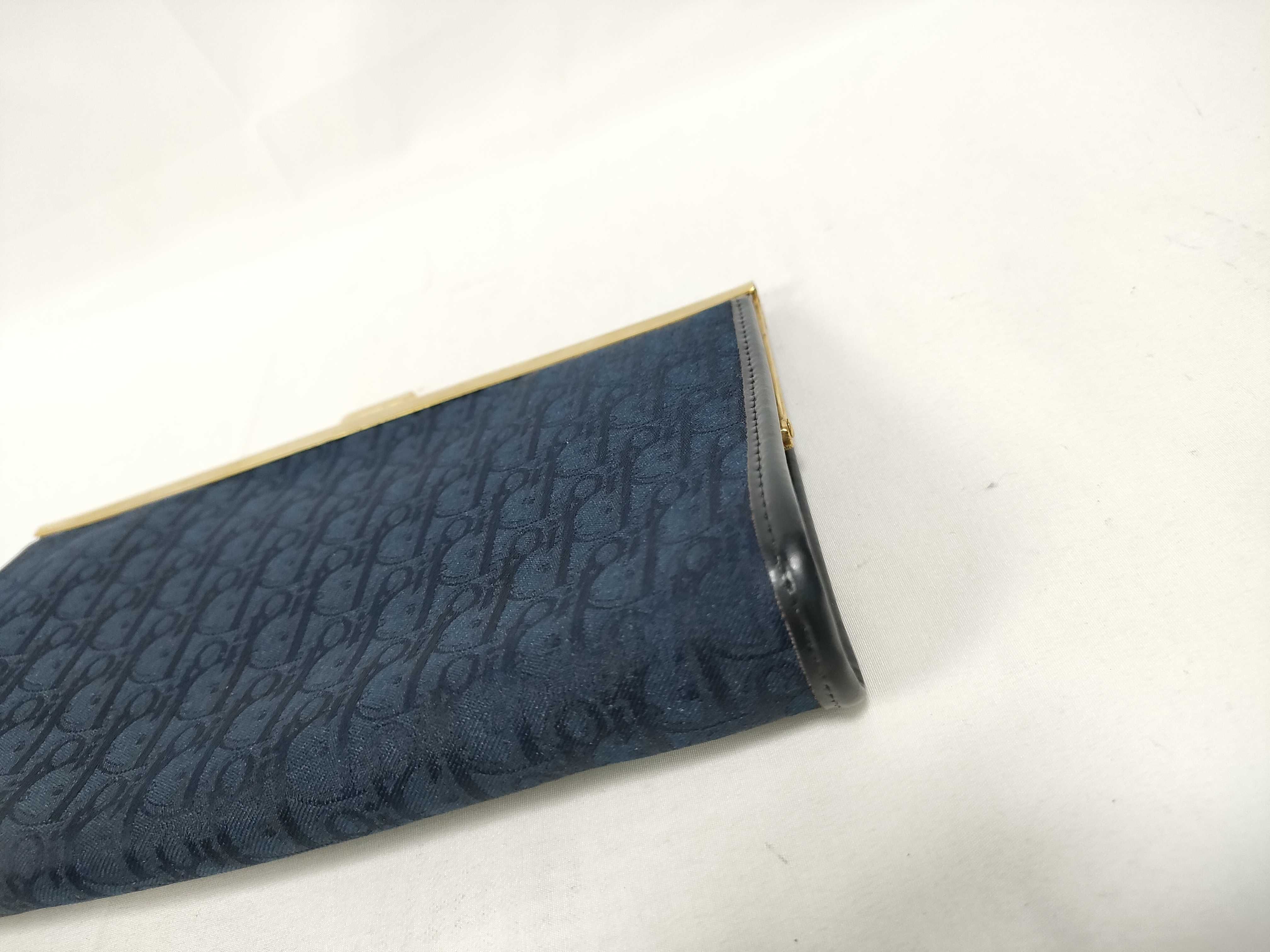 Trotter Navy Clasp Pouch — view 4
