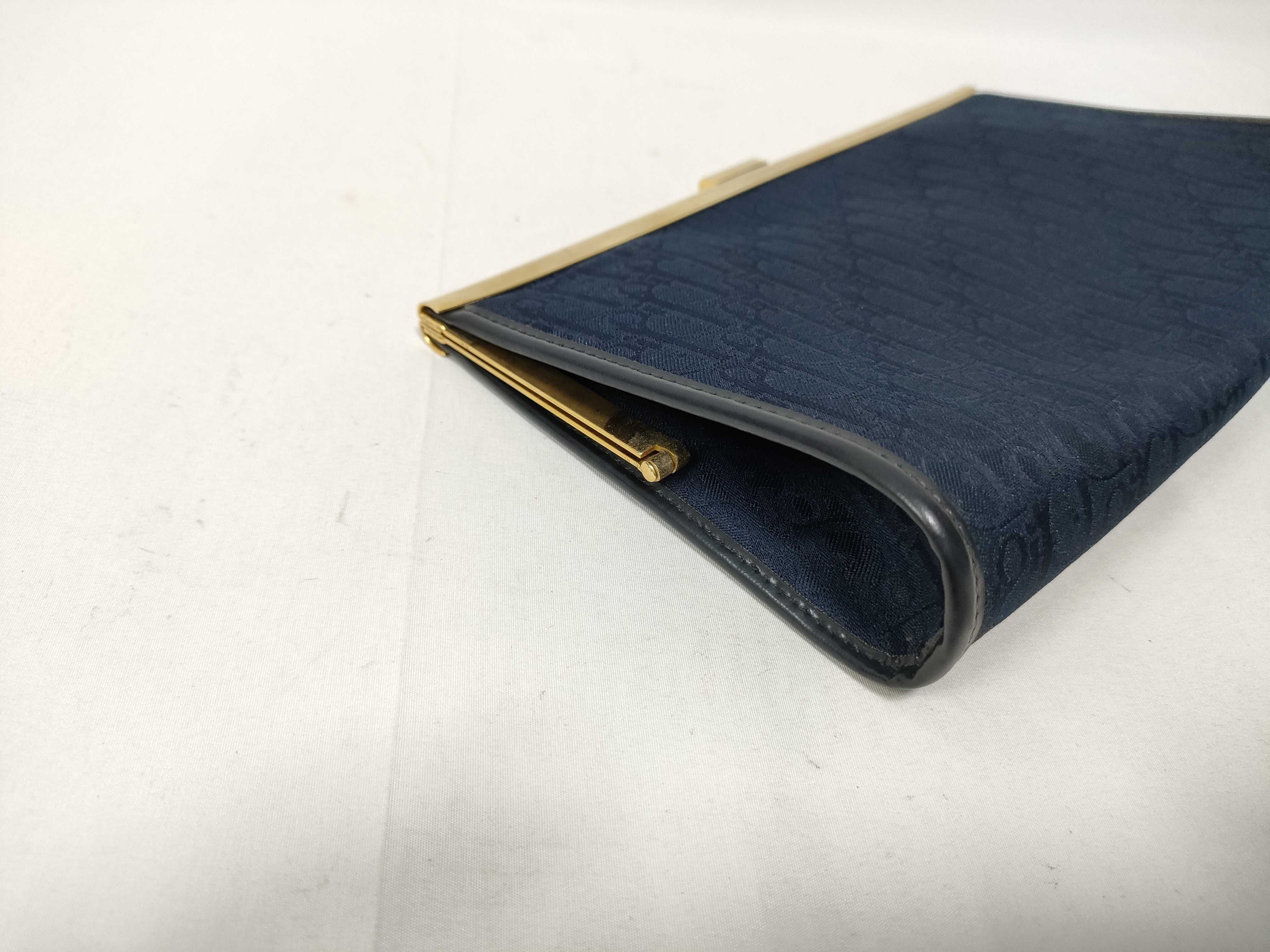 Trotter Navy Clasp Pouch — view 5
