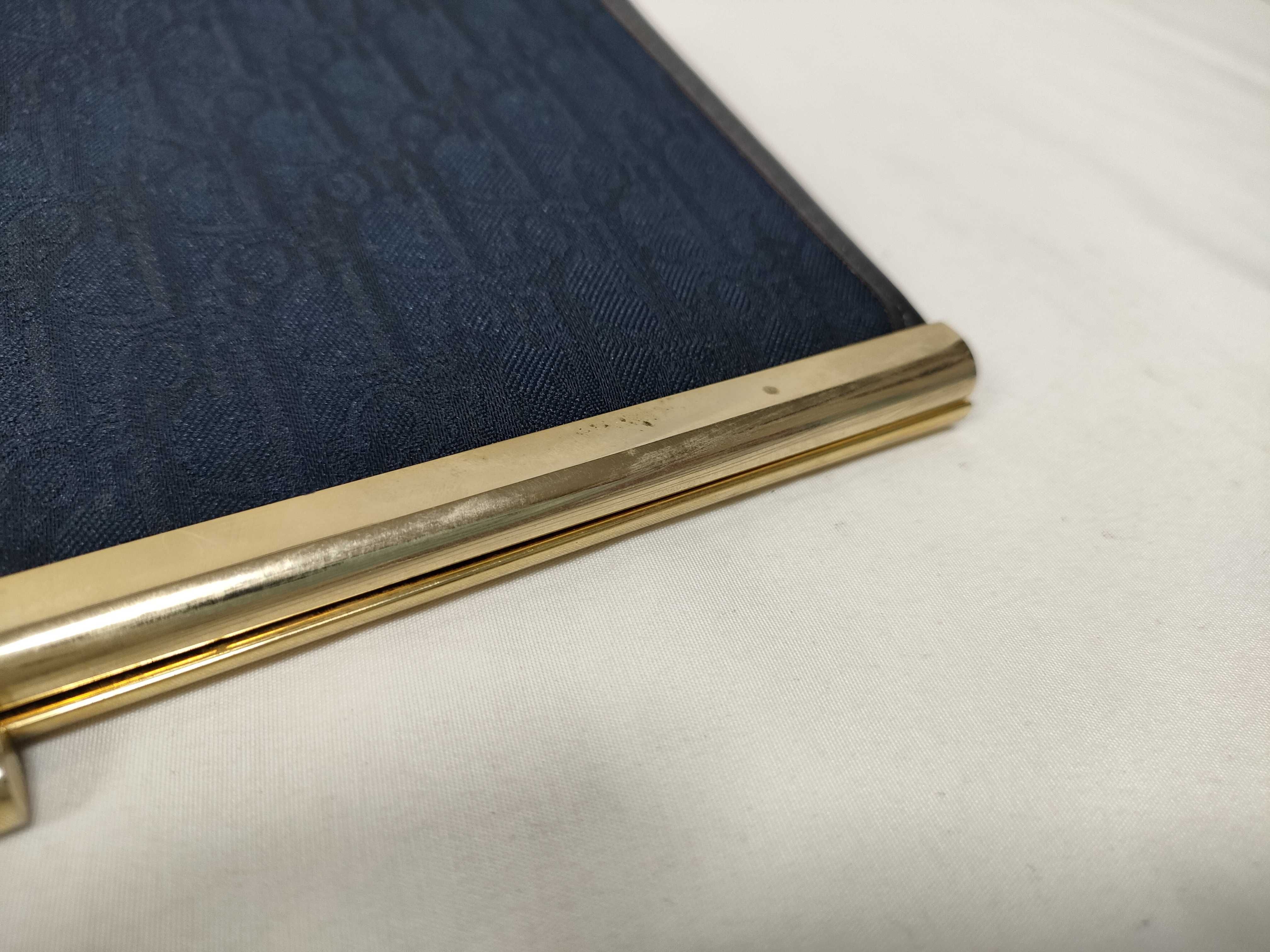 Trotter Navy Clasp Pouch — view 7