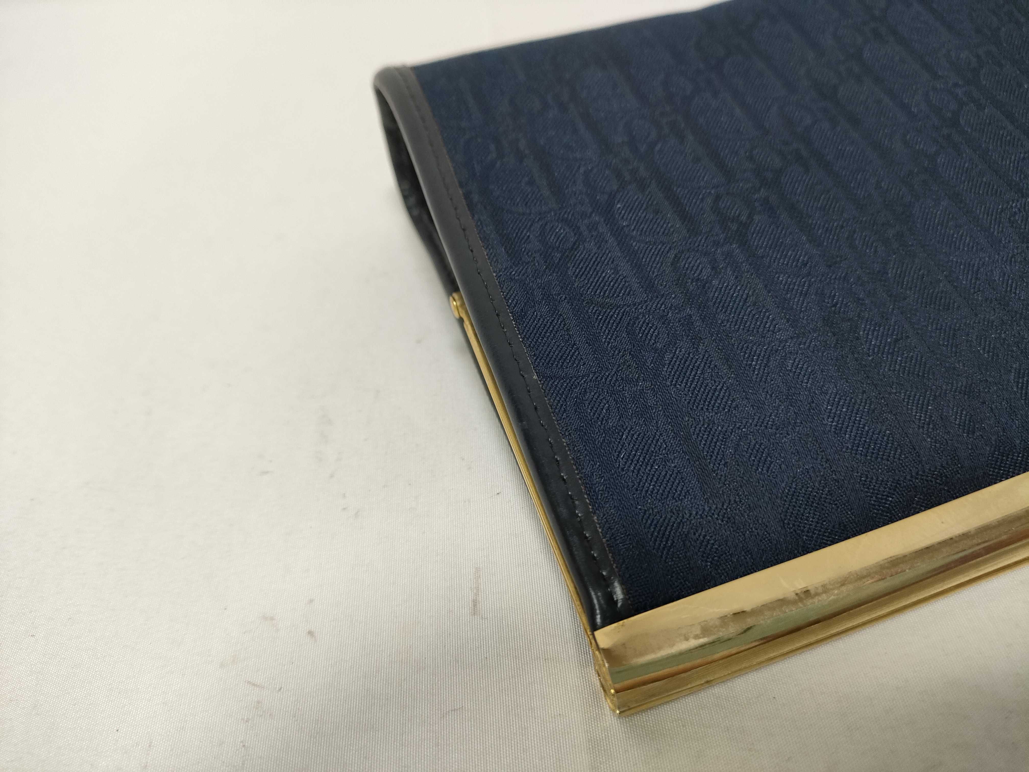Trotter Navy Clasp Pouch — view 10