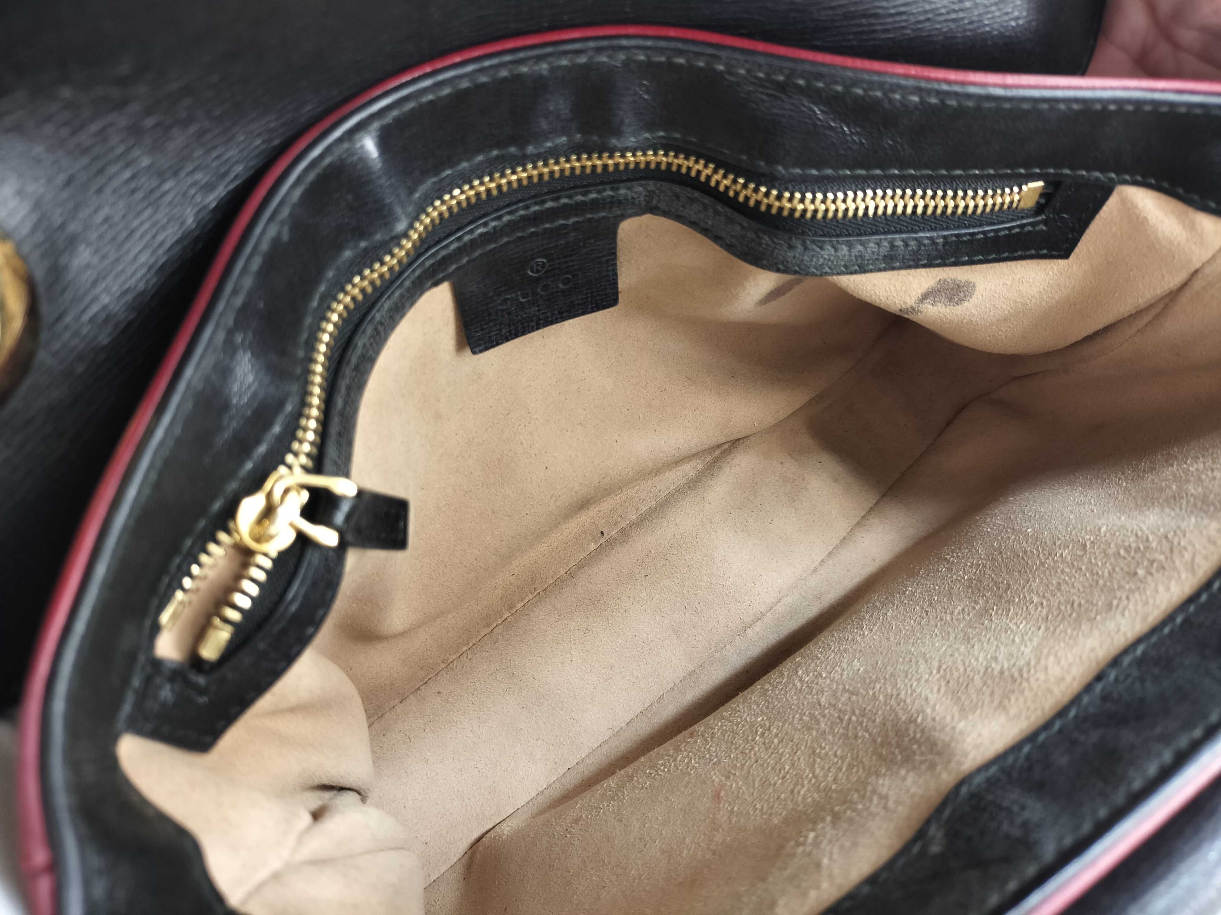 Marina 576421 Red Black Chain Shoulder Bag — view 11